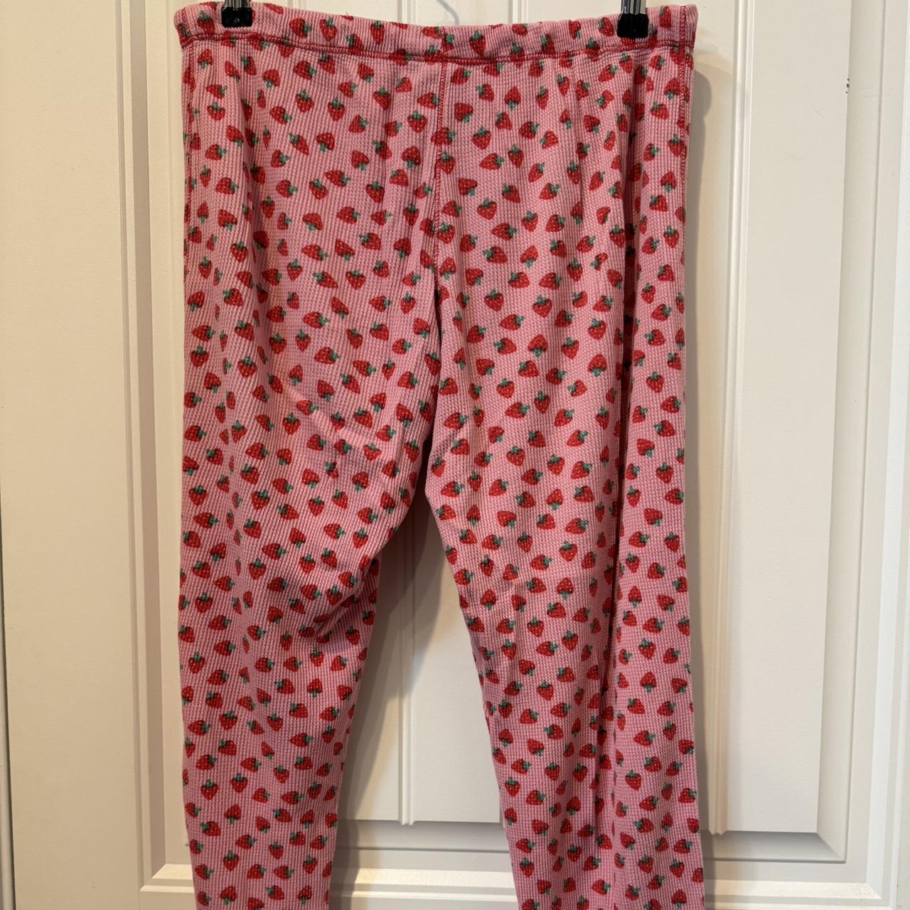 Size large, red Love pink pants from Victoria's - Depop