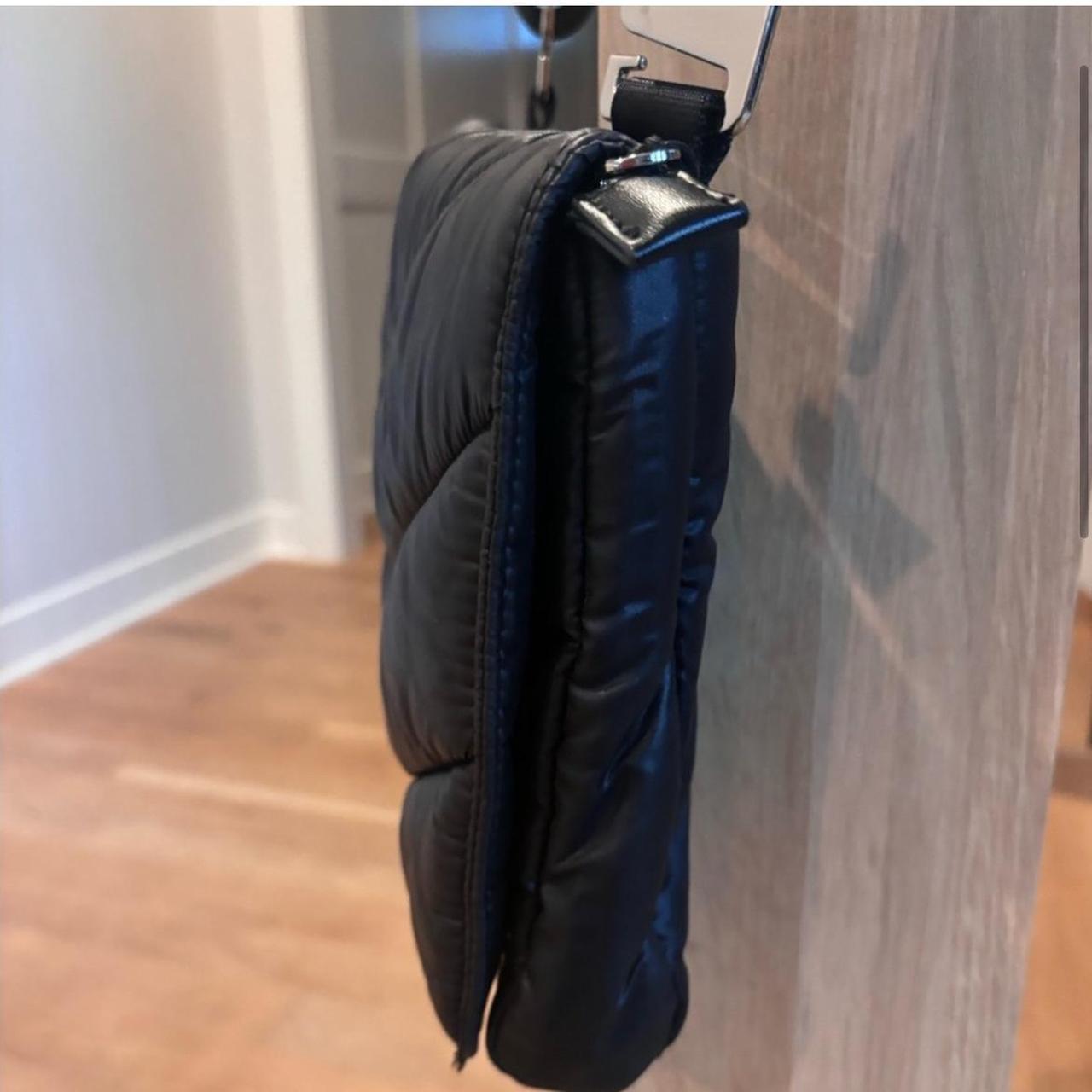 Caraa x athleta black nylon crossbody bag Athleta... Depop