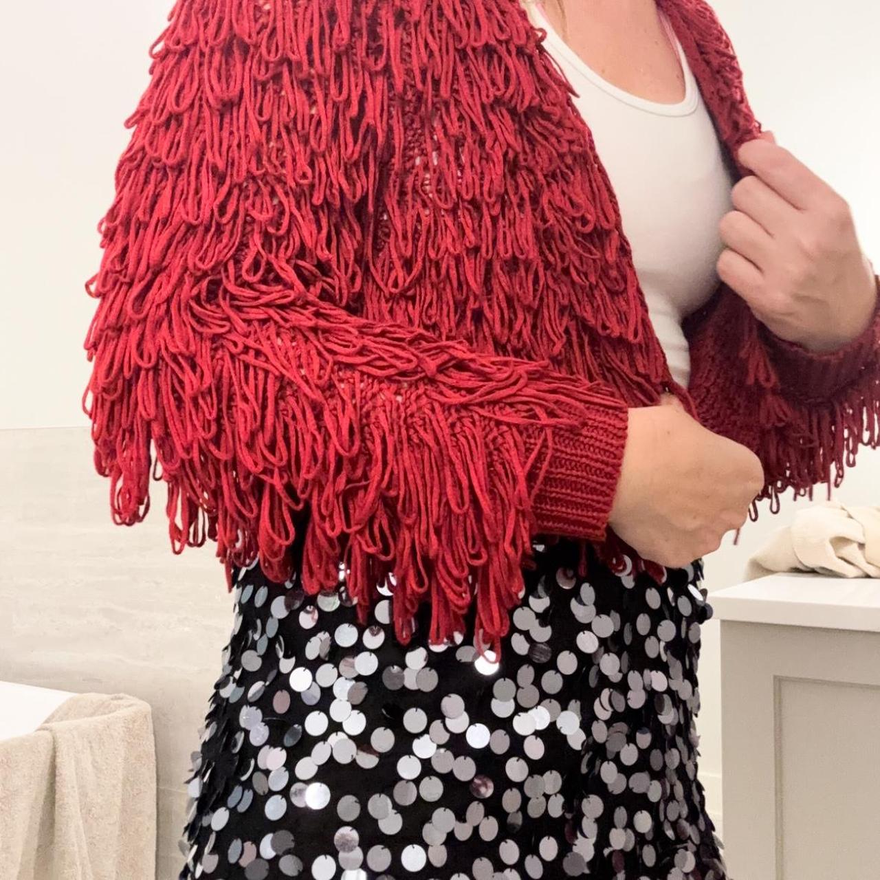 Source Unknown Women's Cardigan - Red/Burgundy - … - image 2