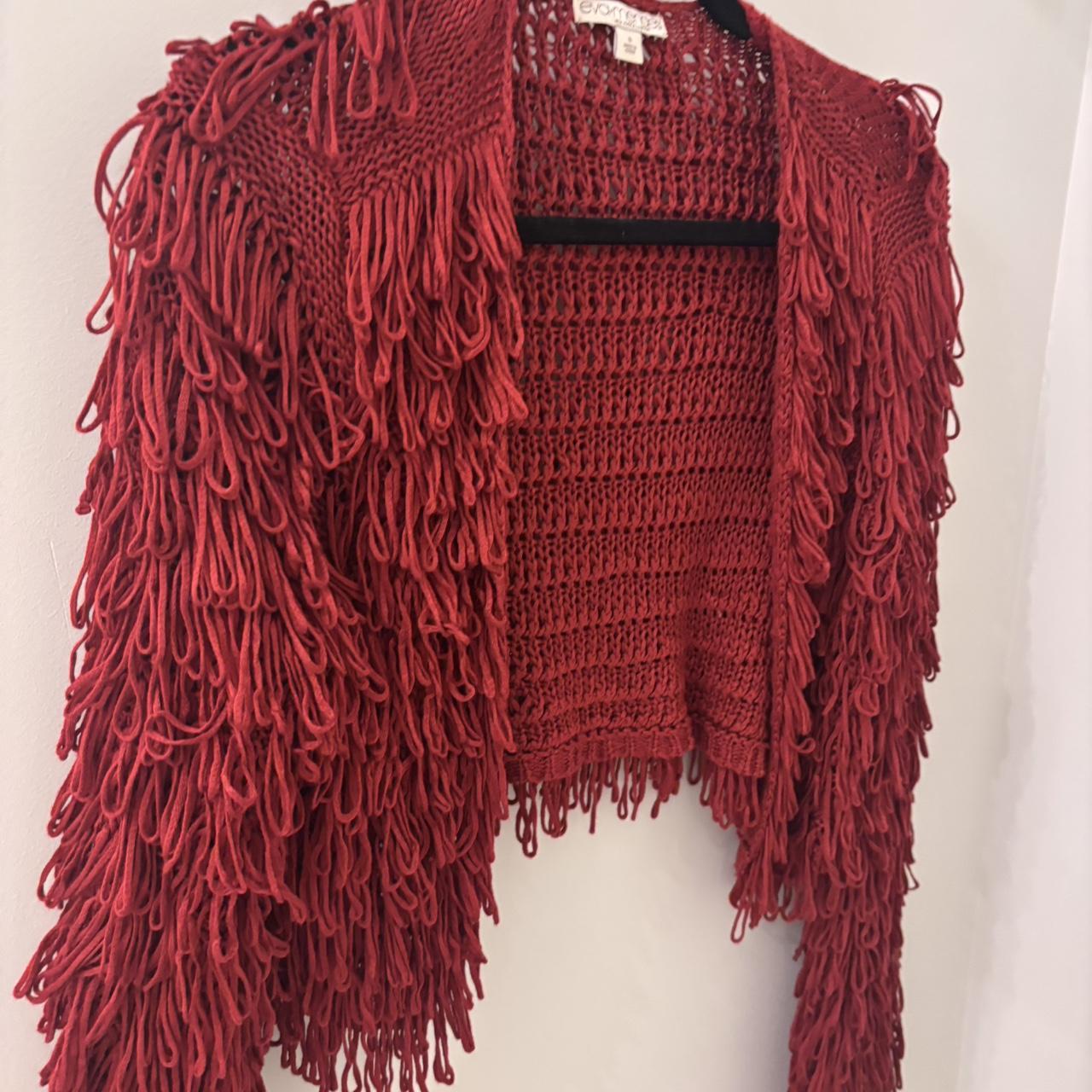 Source Unknown Women's Cardigan - Red/Burgundy - … - image 4