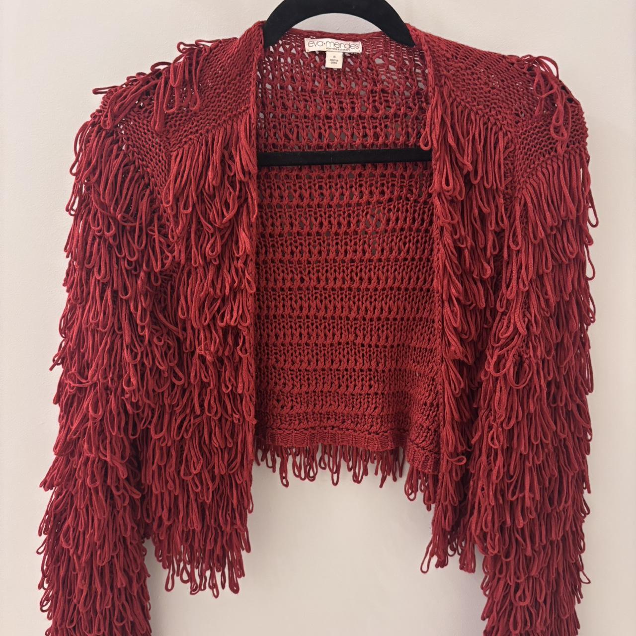 Source Unknown Women's Cardigan - Red/Burgundy - … - image 6