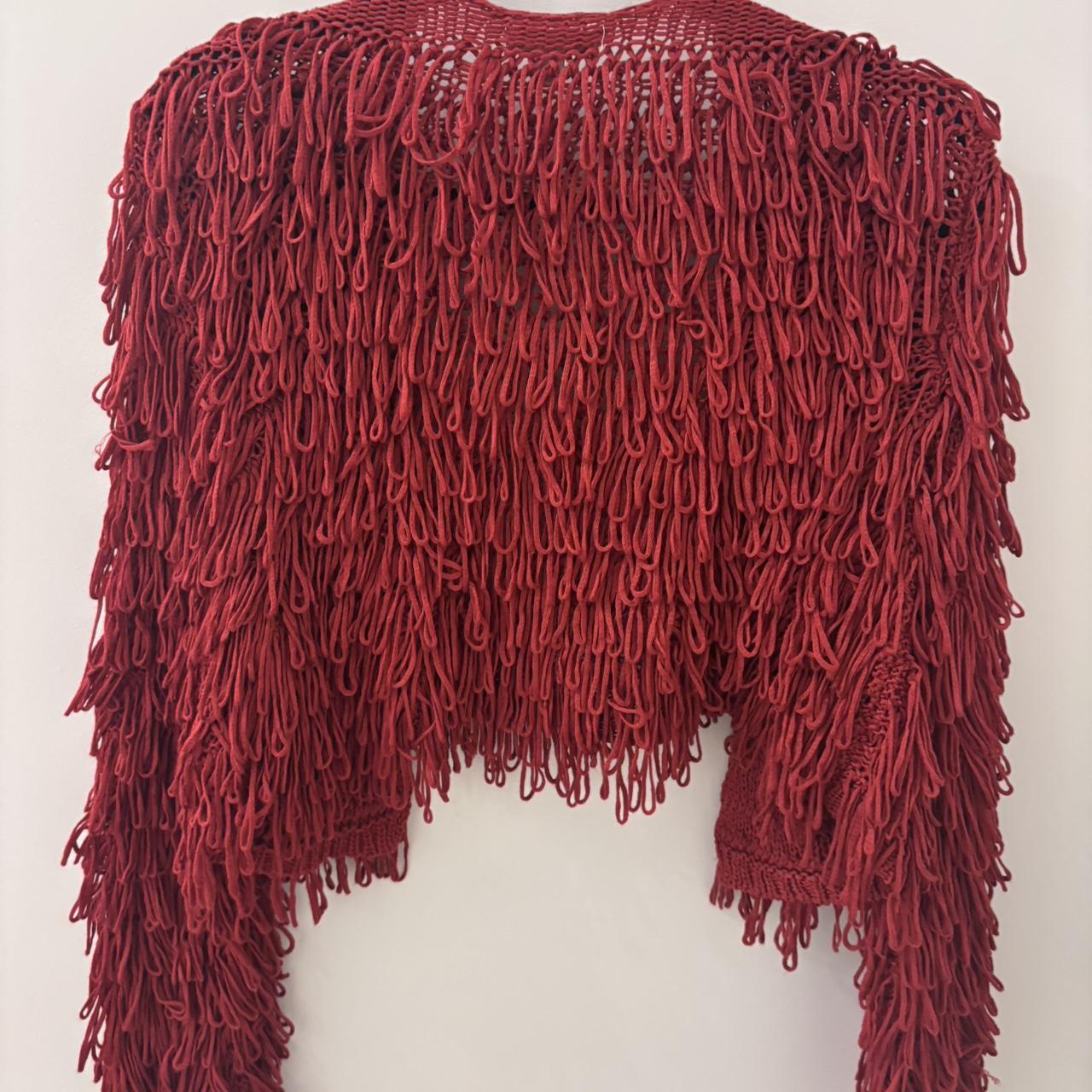 Source Unknown Women's Cardigan - Red/Burgundy - … - image 7