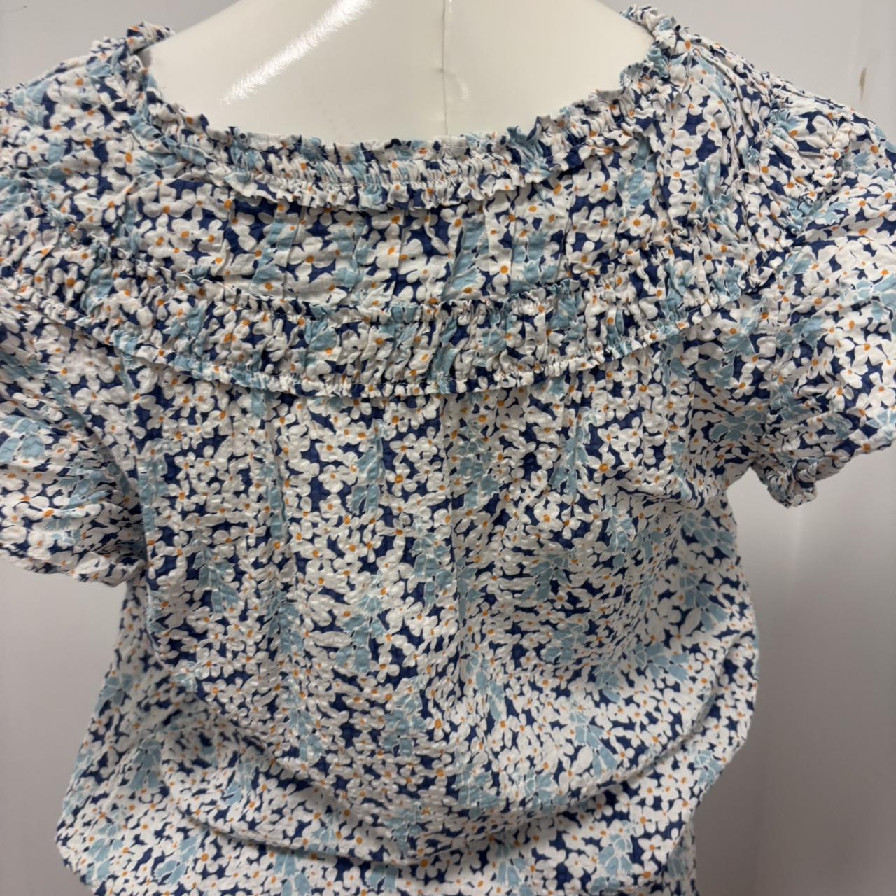 Source Unknown Women's Romper - Blue/Multi - L – … - image 2