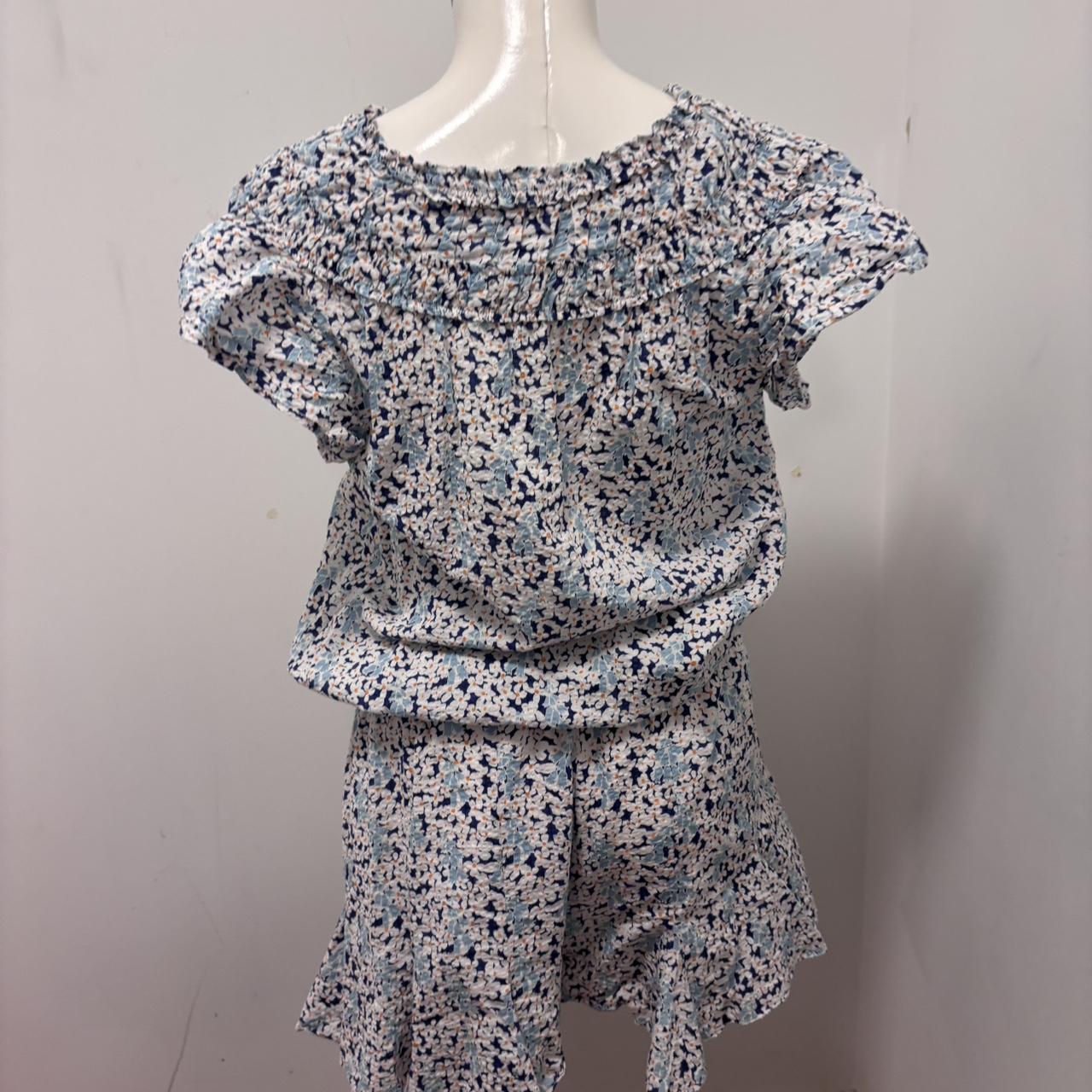 Source Unknown Women's Romper - Blue/Multi - L – … - image 4