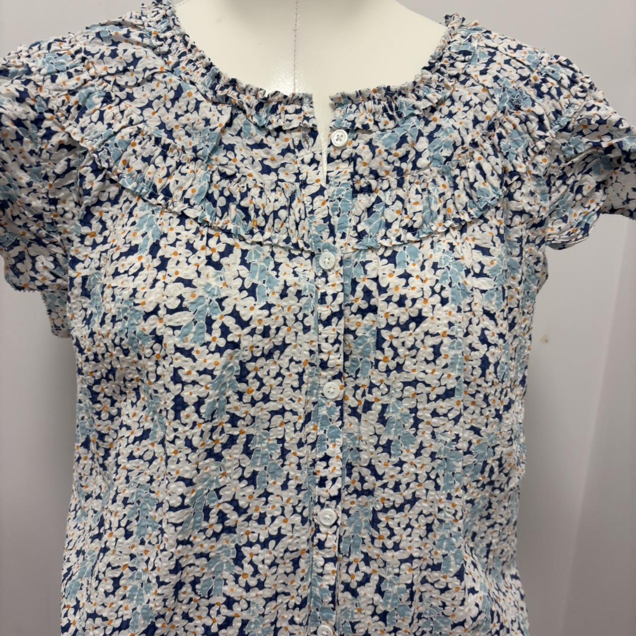 Source Unknown Women's Romper - Blue/Multi - L – … - image 7