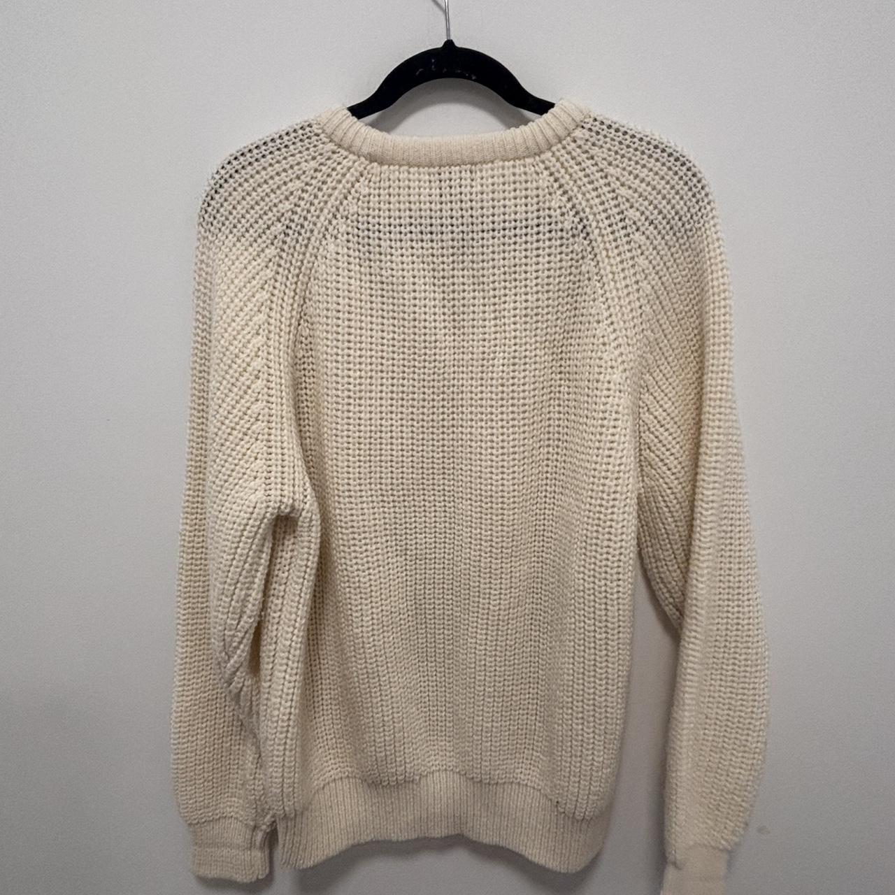 Source Unknown Men's Sweater - Cream/White - M – … - image 5