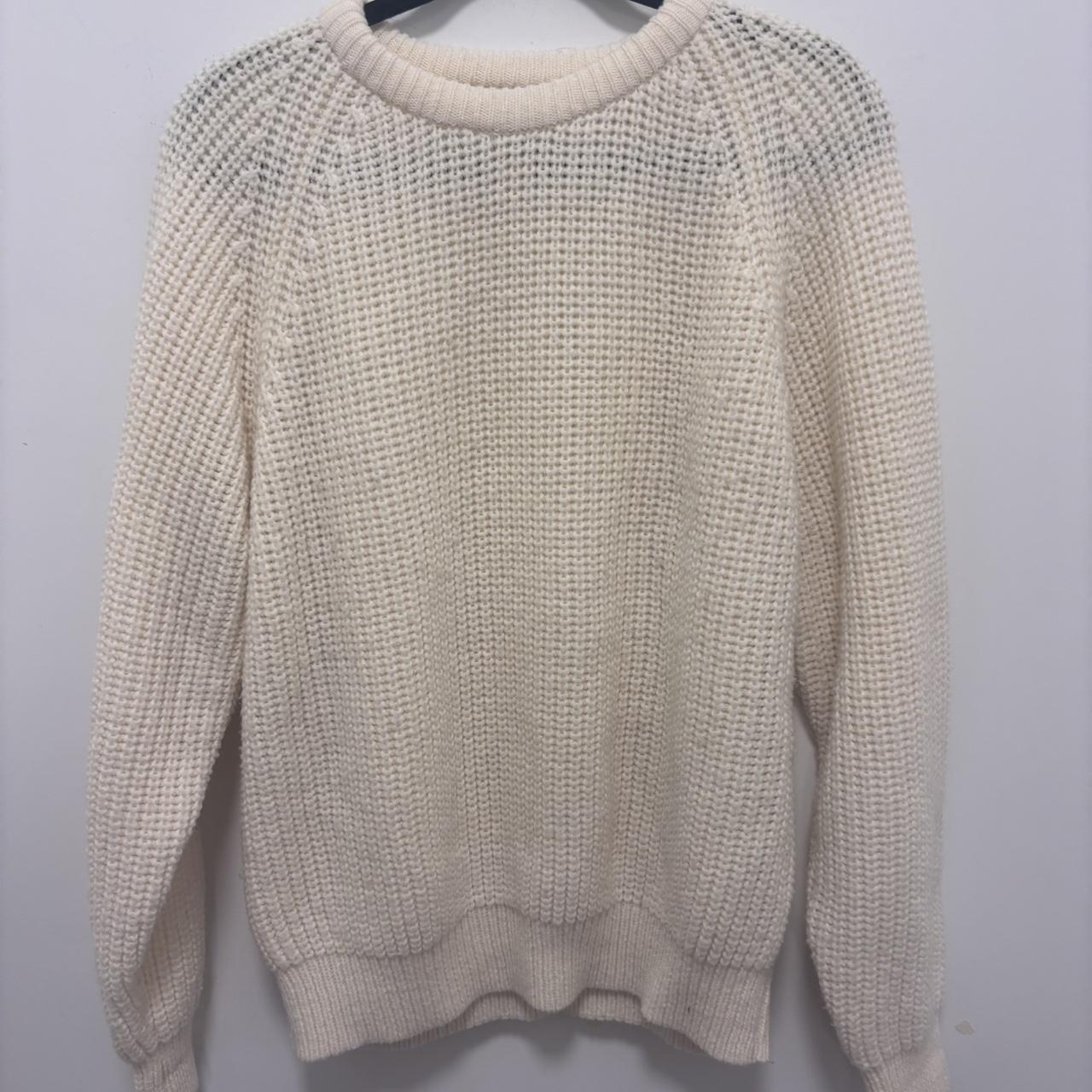 Source Unknown Men's Sweater - Cream/White - M – … - image 6