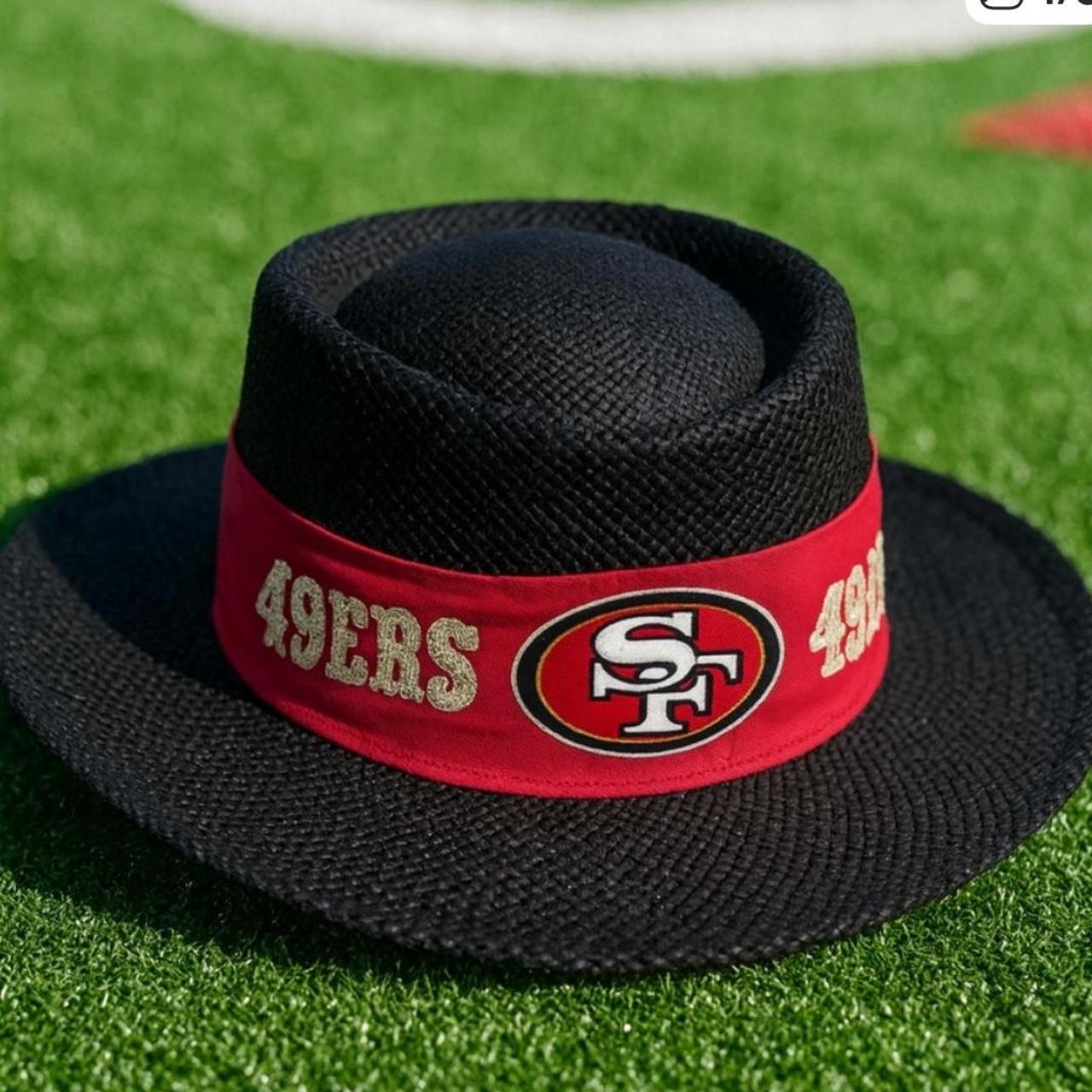 Source Unknown Women's Straw hats - Black/Red – N… - image 2