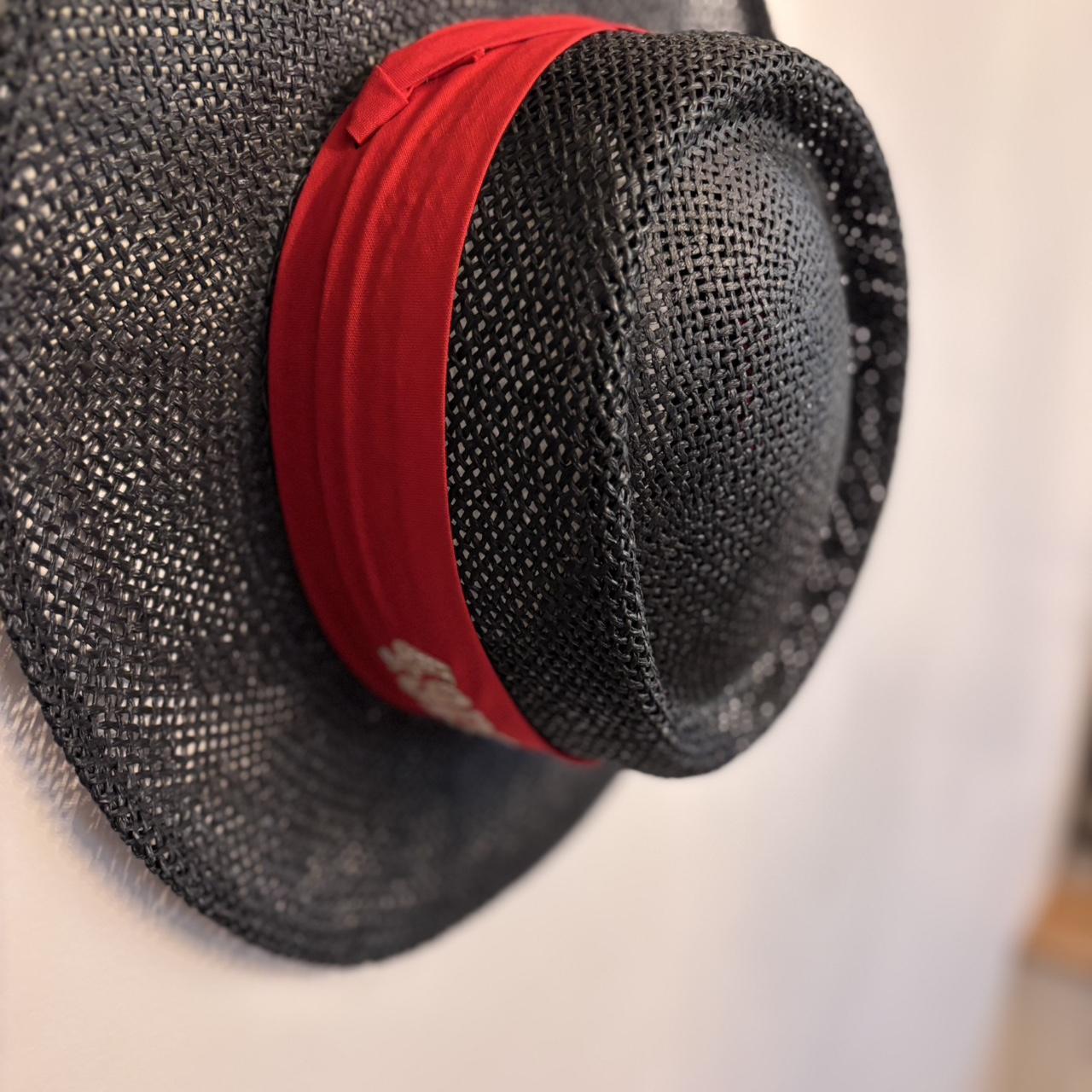 Source Unknown Women's Straw hats - Black/Red – N… - image 3