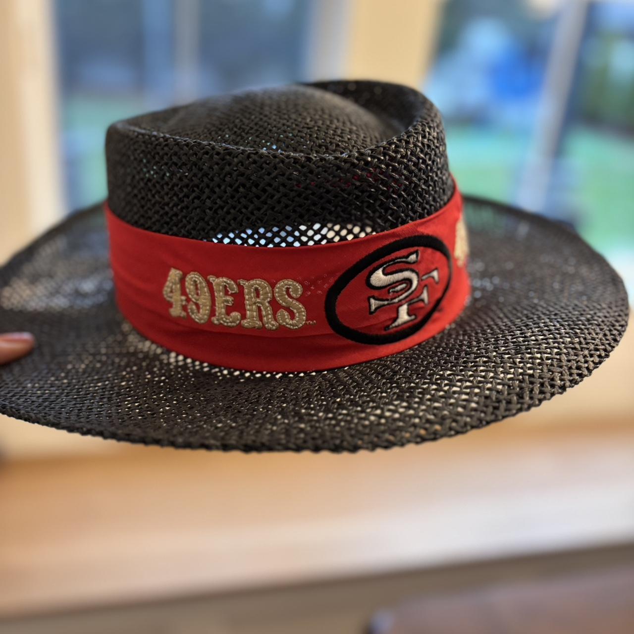 Source Unknown Women's Straw hats - Black/Red – N… - image 4