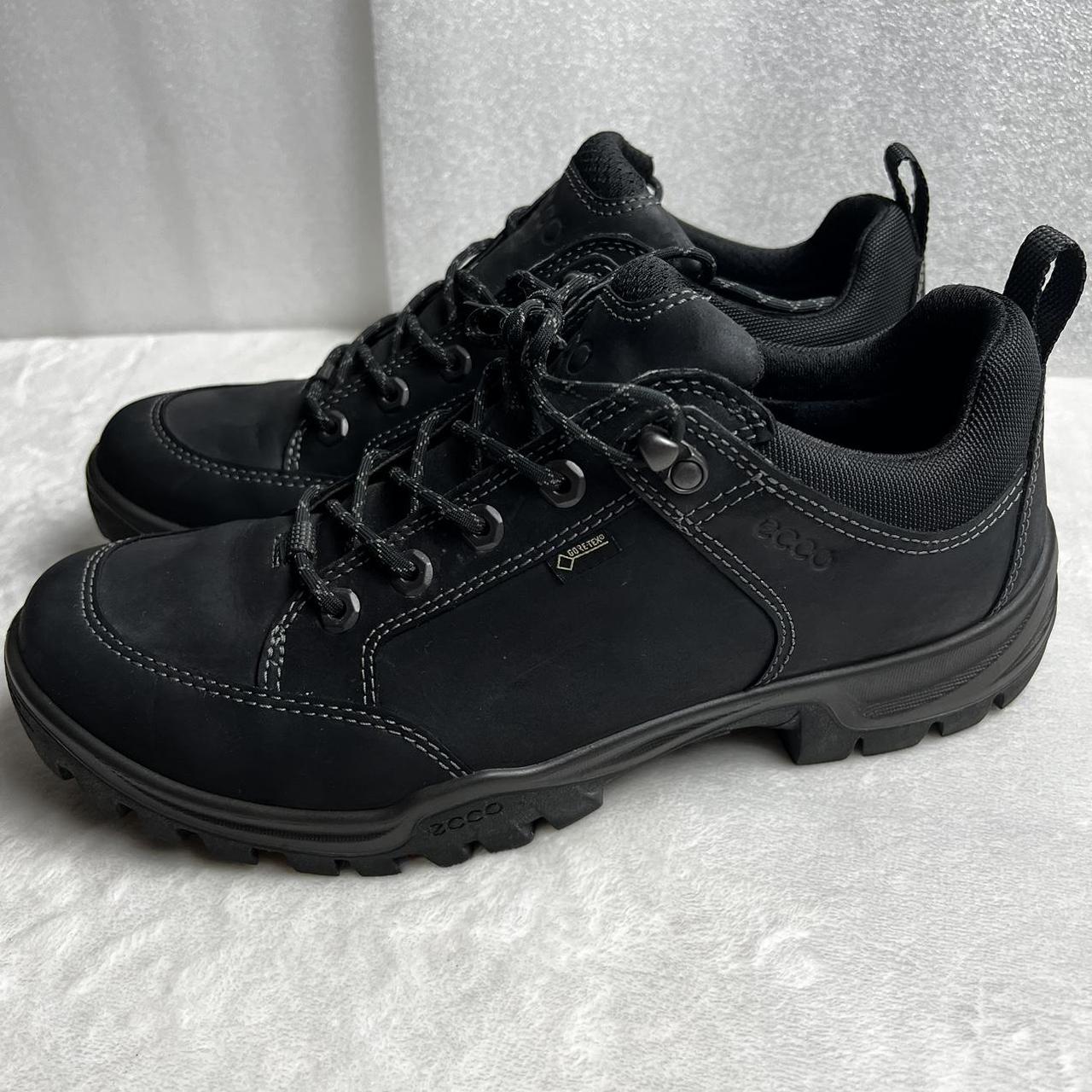 ECCO XPEDITION III BLACK Men’s Low Hiking Shoes... - Depop