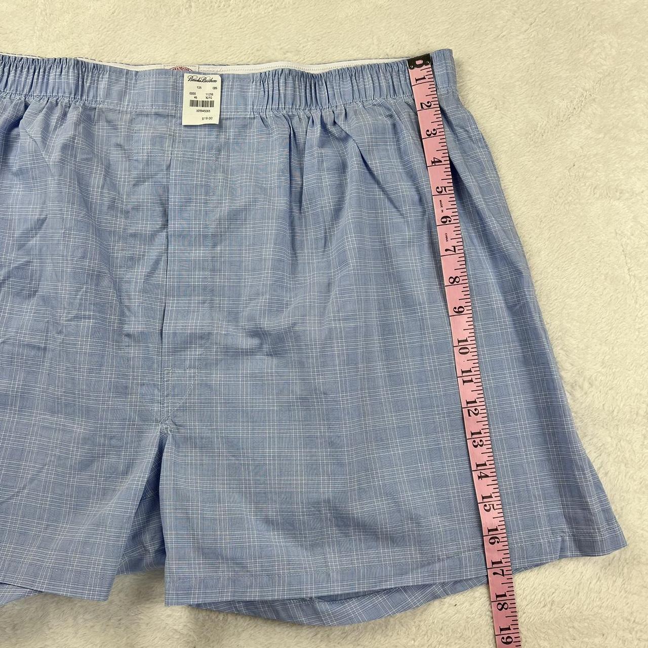 Brooks Brother blue boxer shorts men's Size XL NWT | Depop