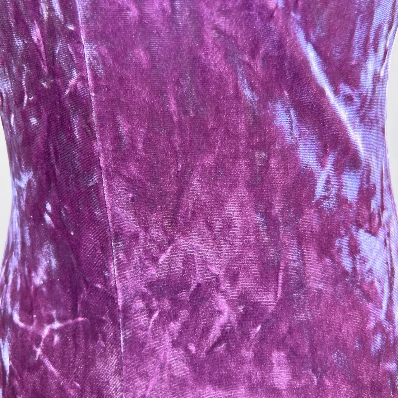 Dusty Rose Stretch Velvet Body Con Dress One Super... Depop