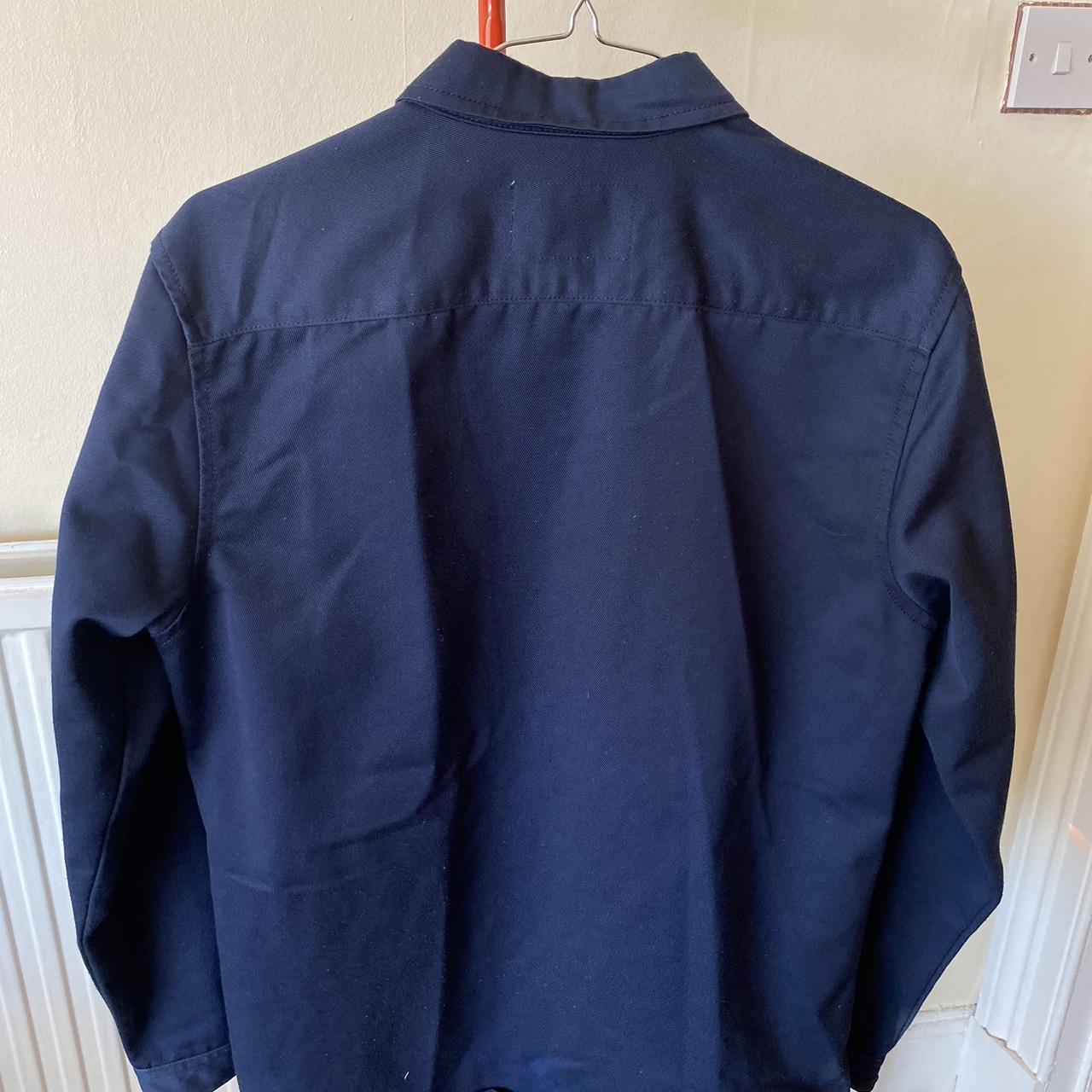 Carhartt Shirt Blue navy Firm shirt good quality... - Depop