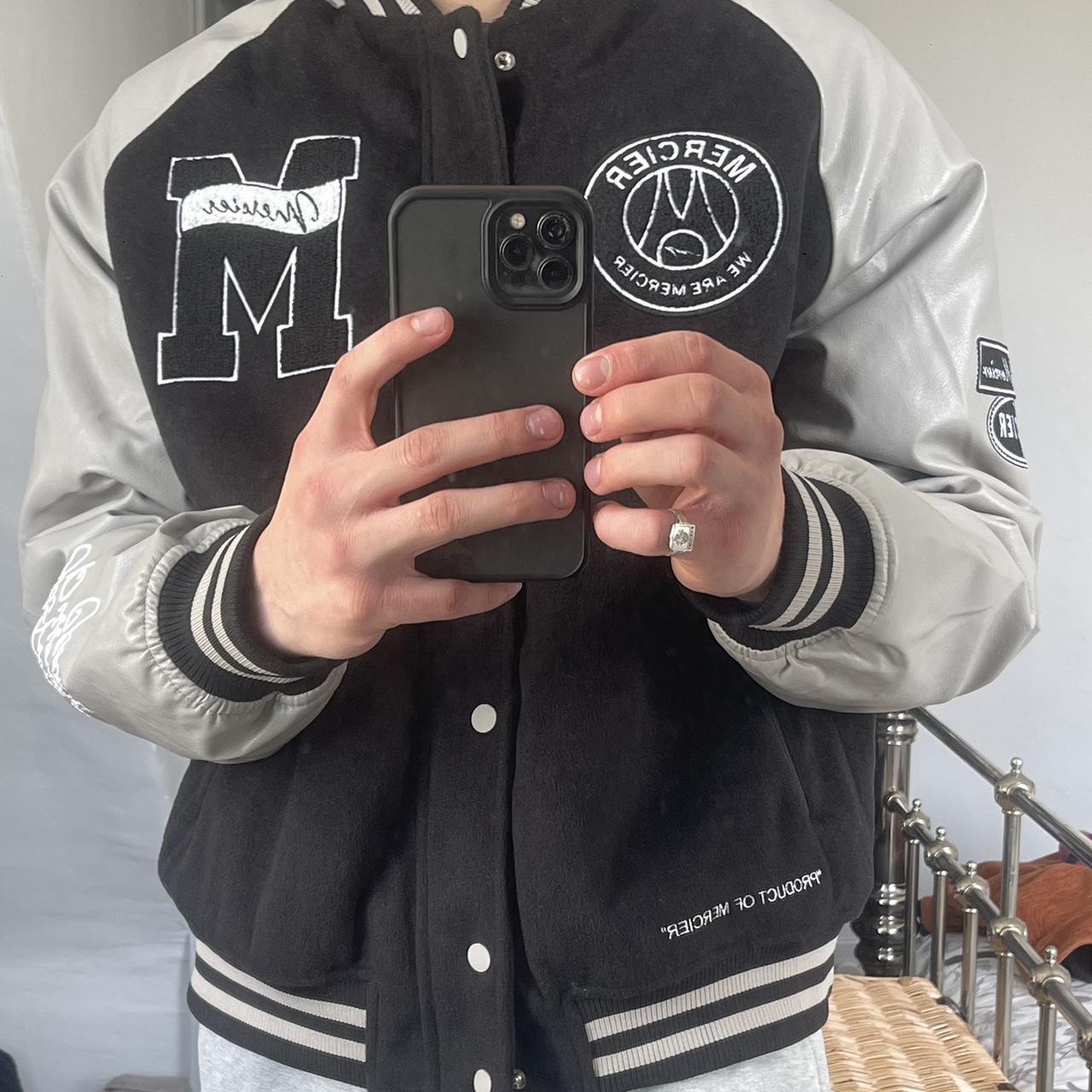 Mercier varsity jacket. Size L Fits M Brand new... Depop