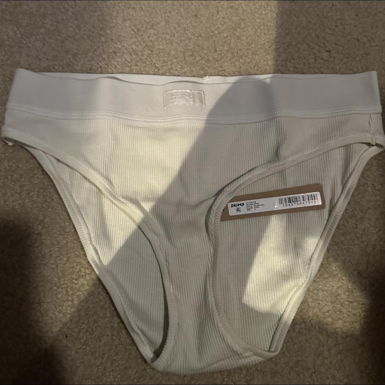 Skims cotton rib brief. Brand new with tag! Even - Depop