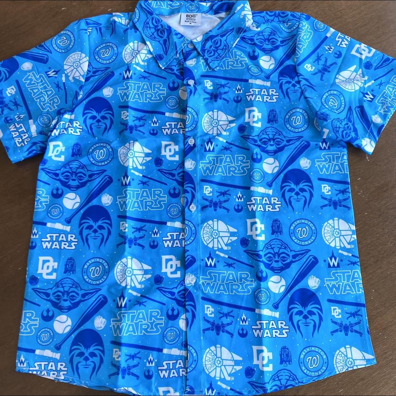 Washington Nationals Star Wars Hawaiian Shirt Light Side