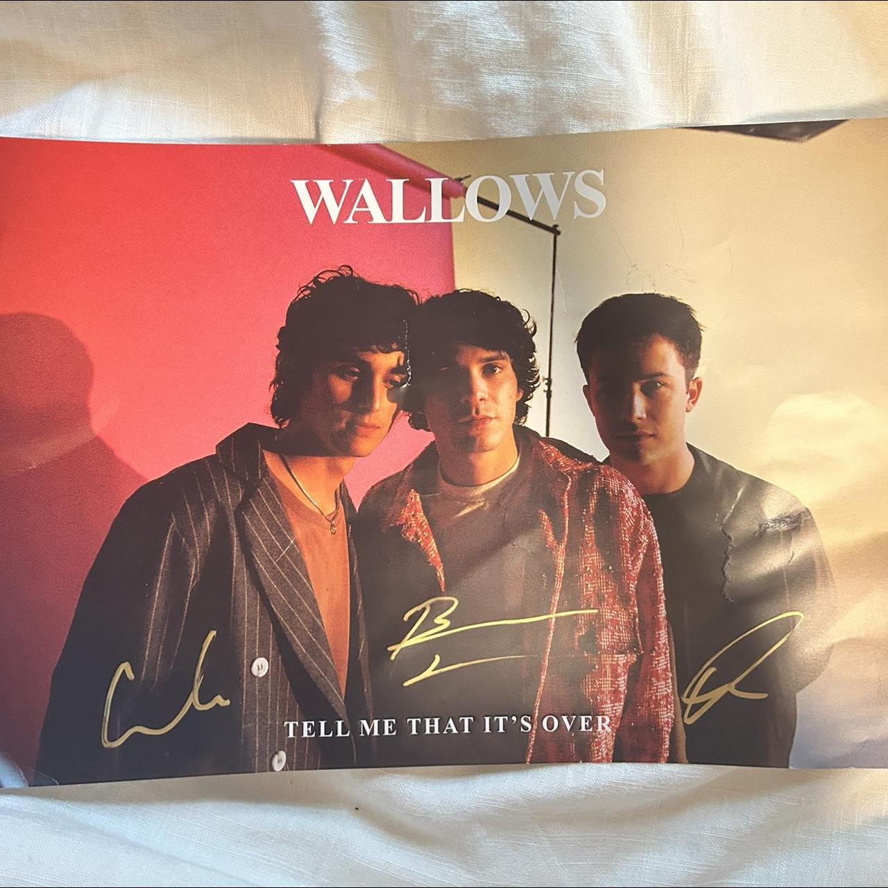 signed wallows poster! part of the vip package at… - Depop