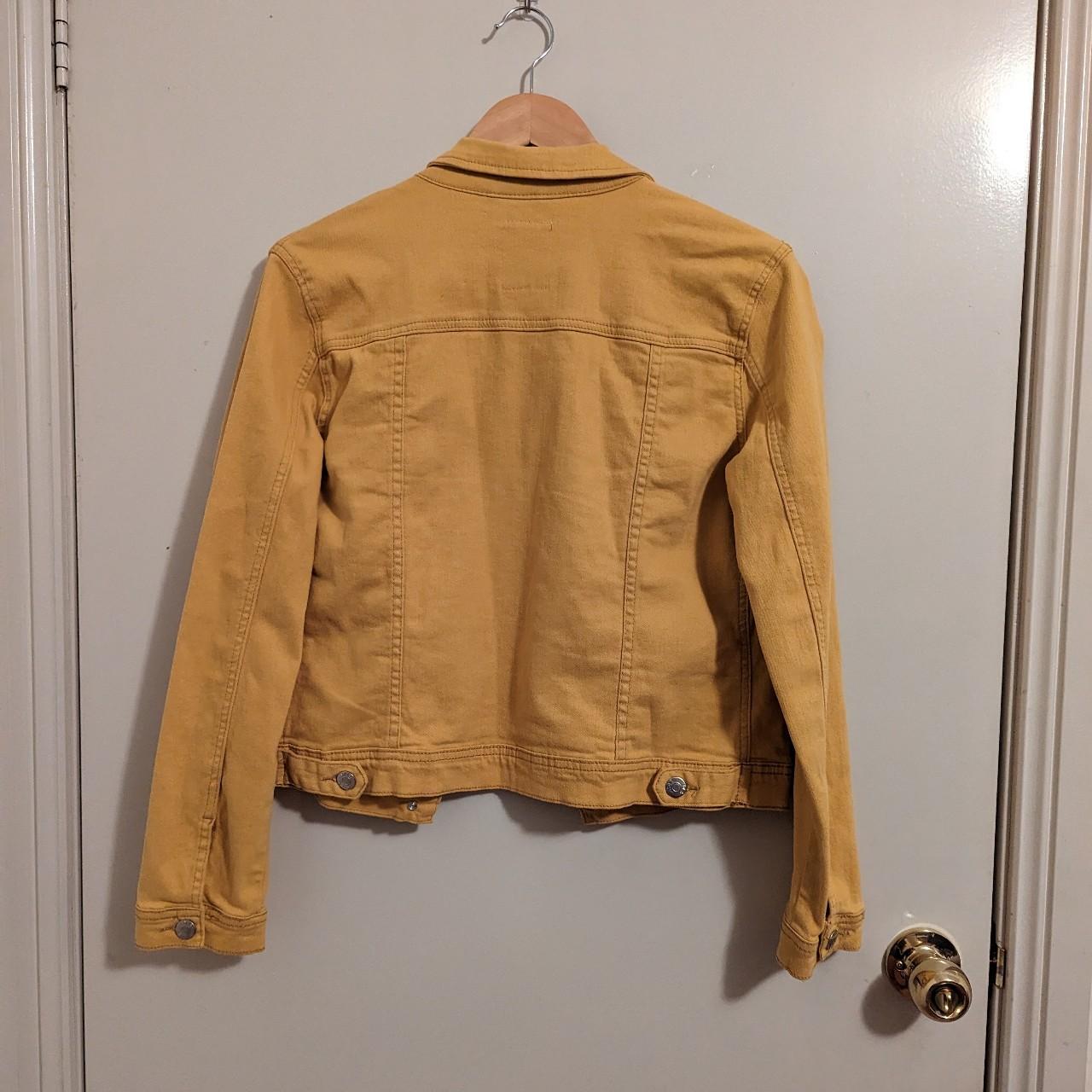 Yellow Jean Jacket #yellow #jacket #cute #winter - Depop