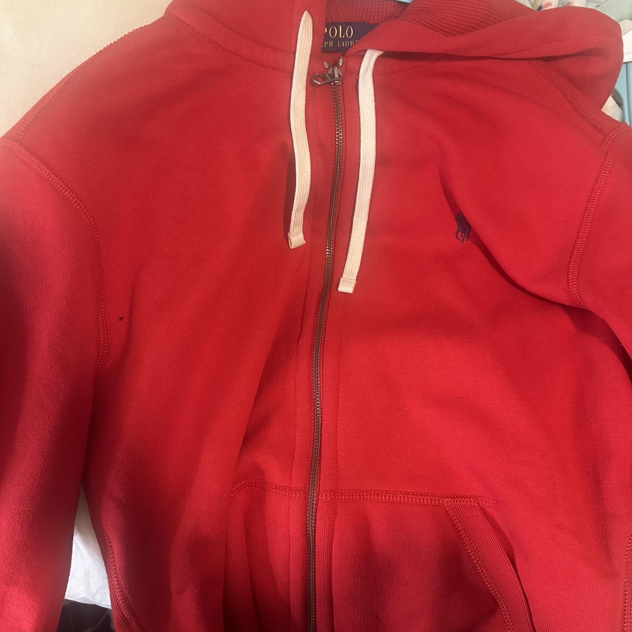 Red Polo Zip Up Size M Got Stuff For My Bf But We Depop