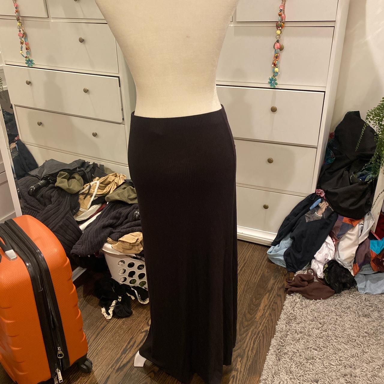 Black Maxi Skirt Depop