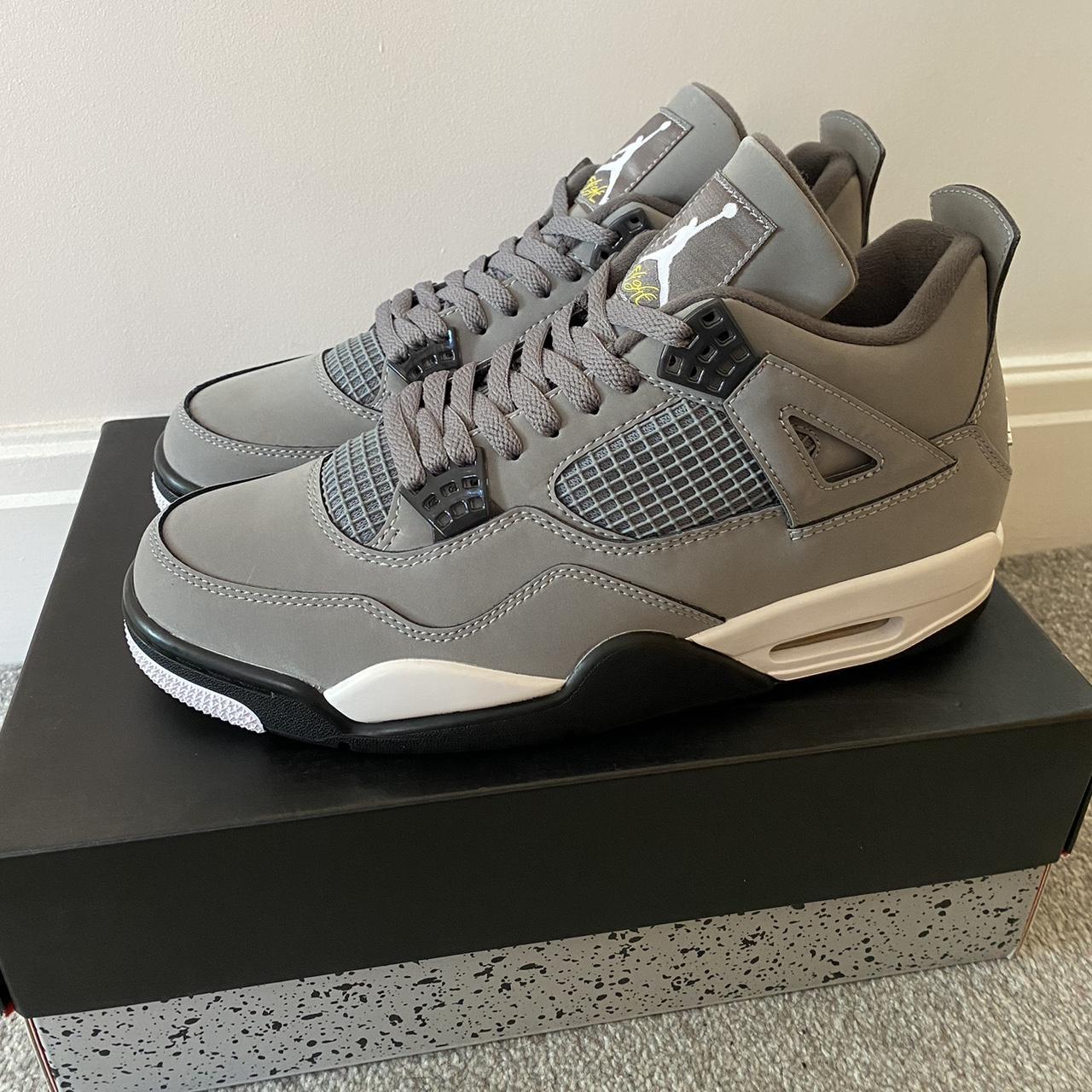 Men’s Nike Air Jordan 4 Retro Cool Grey Size... - Depop