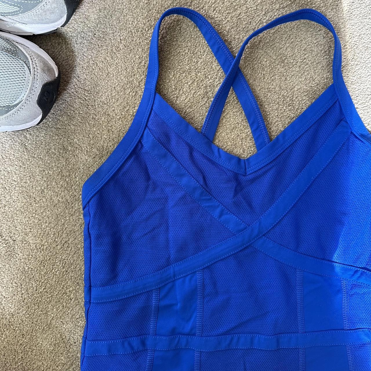 LORNA JANE blue active wear top size 8 - Depop