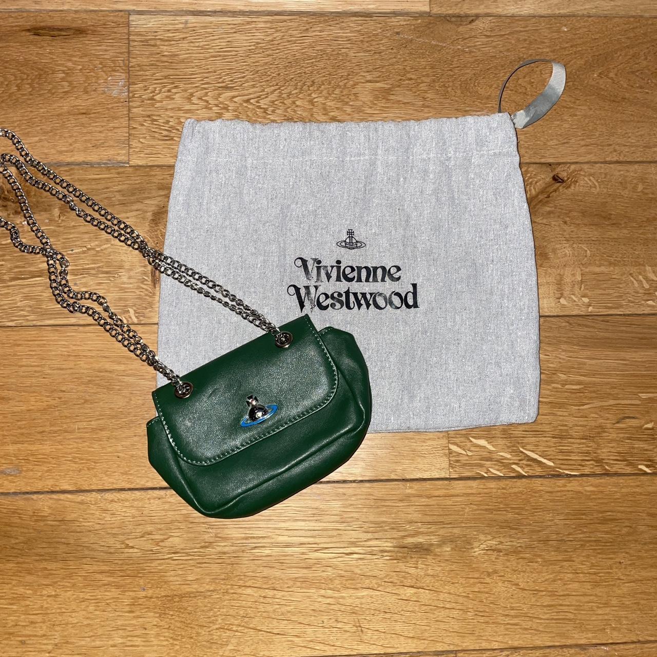 The croc-embossed Josephine bag comes - Vivienne Westwood