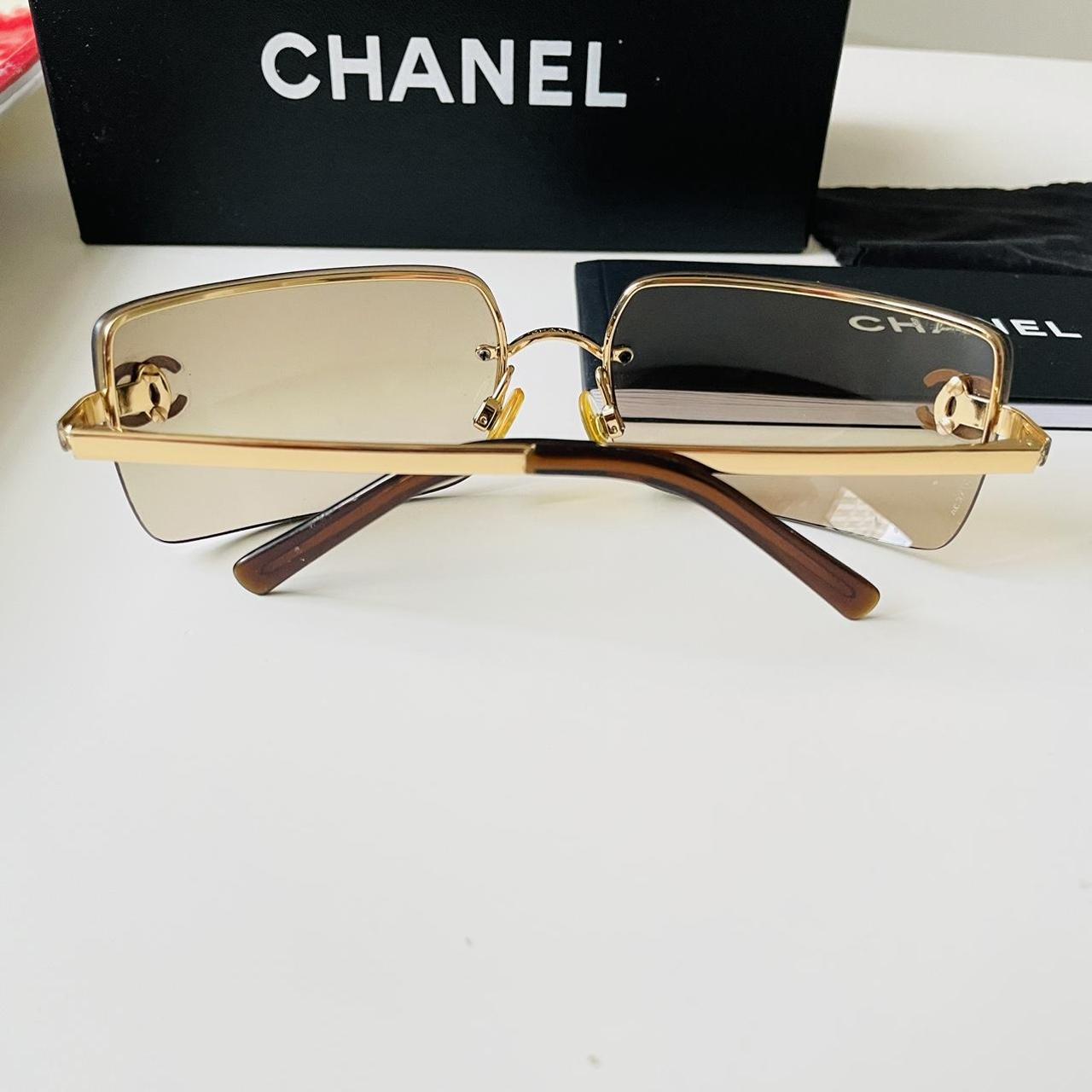 rose gold chanel sunglasses