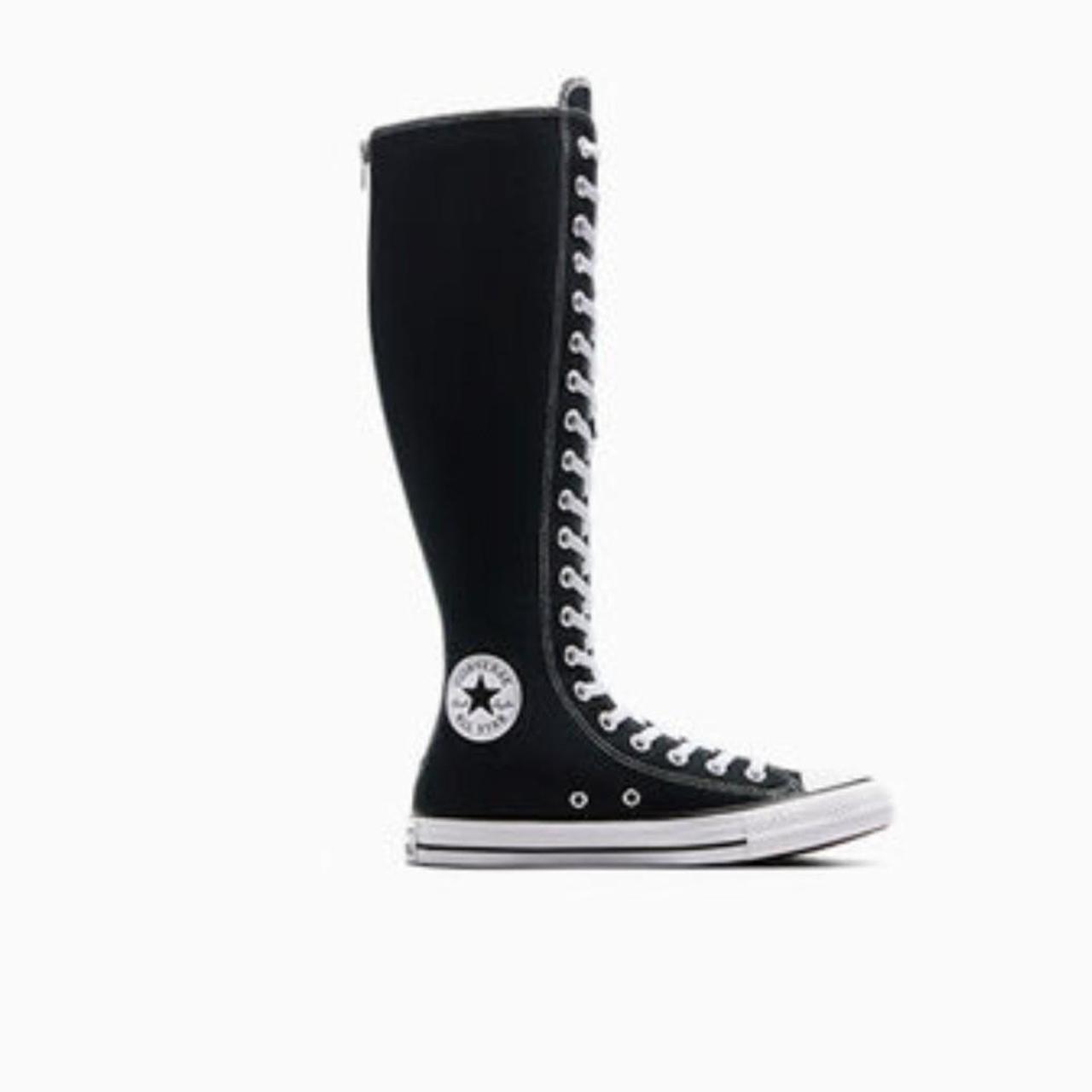 Converse Chuck Taylor All Star XXHI Black Knee High. Depop