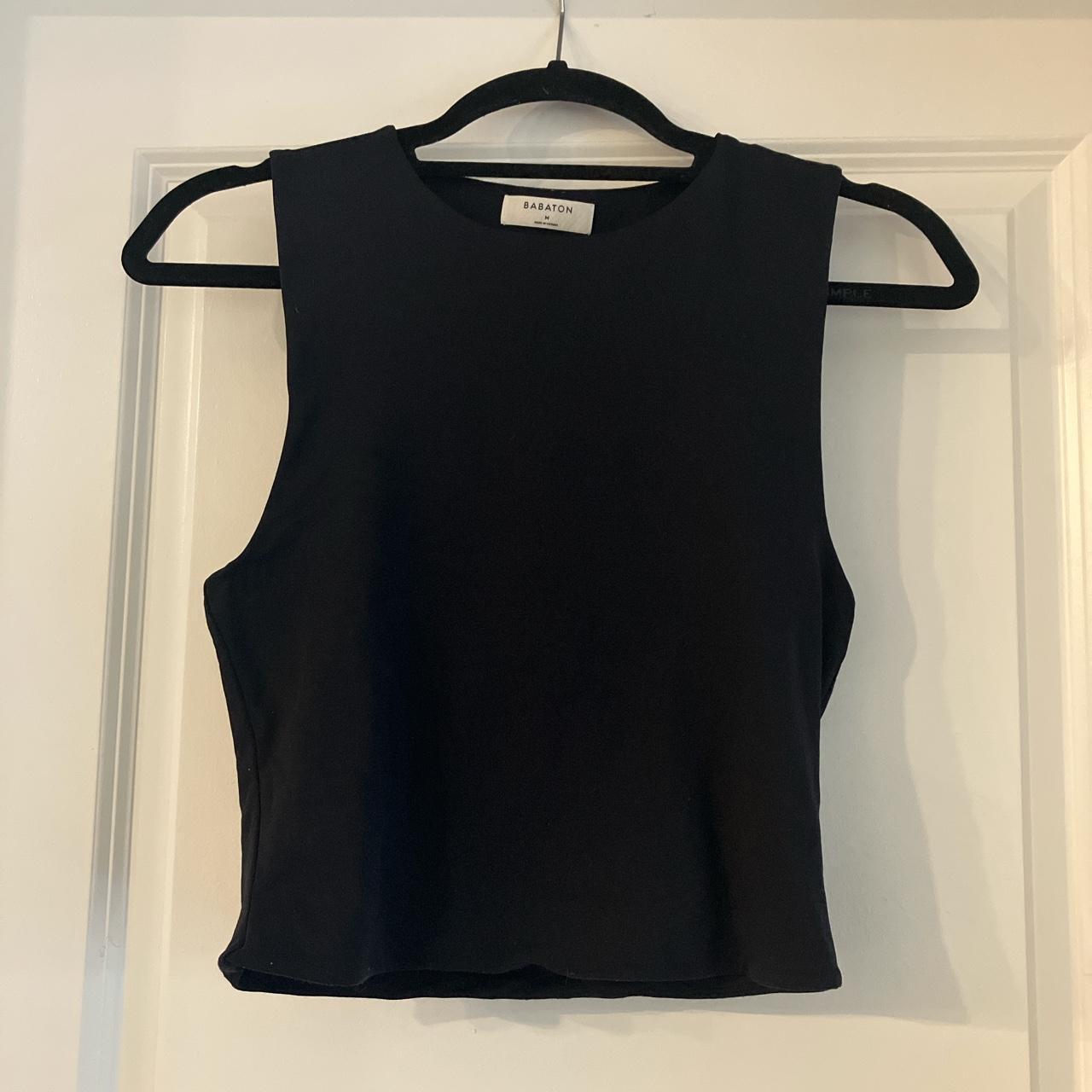 Aritzia Women's Black Vest | Depop