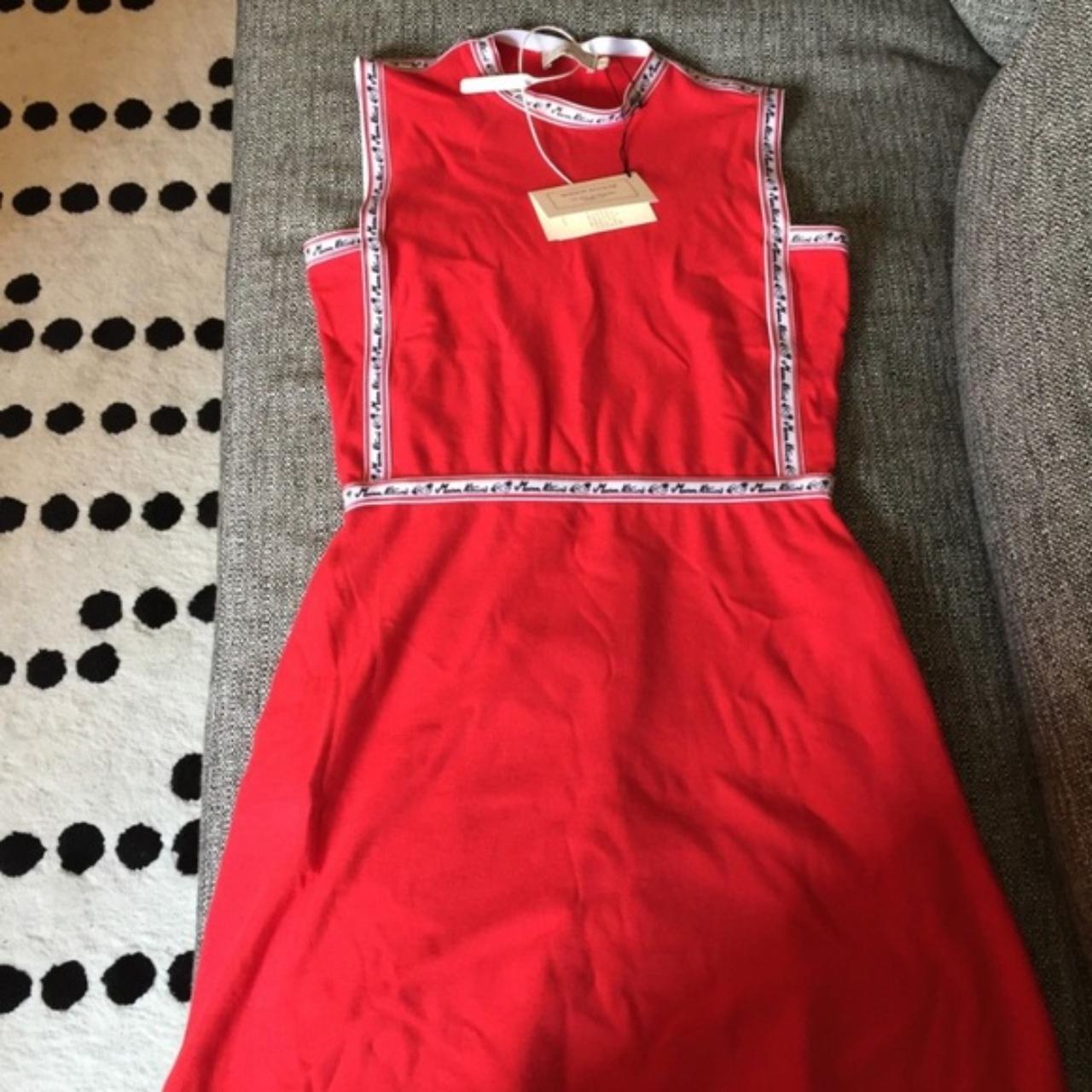 Maison Kitsuné Women's Red Dress (4)