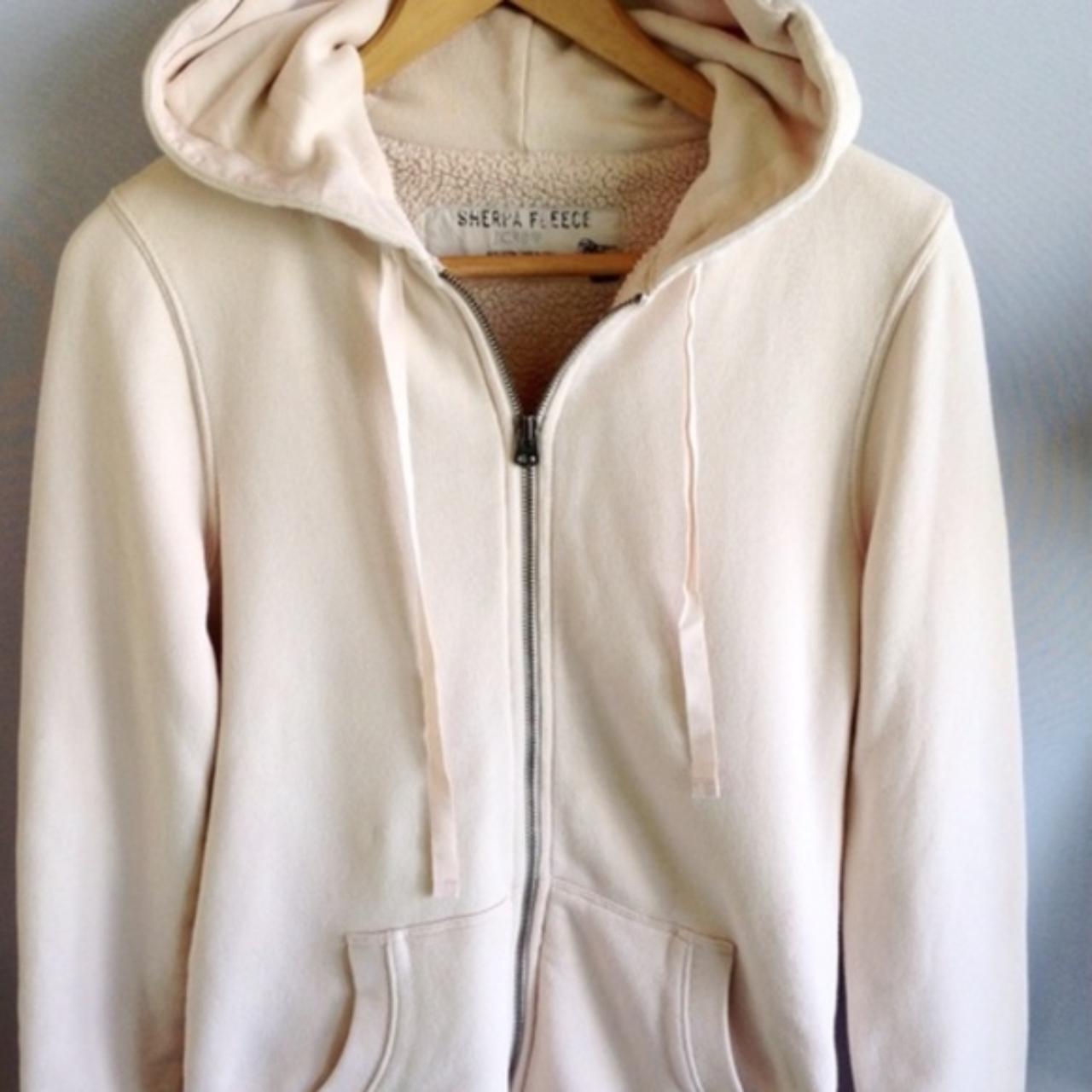 J crew clearance sherpa hoodie