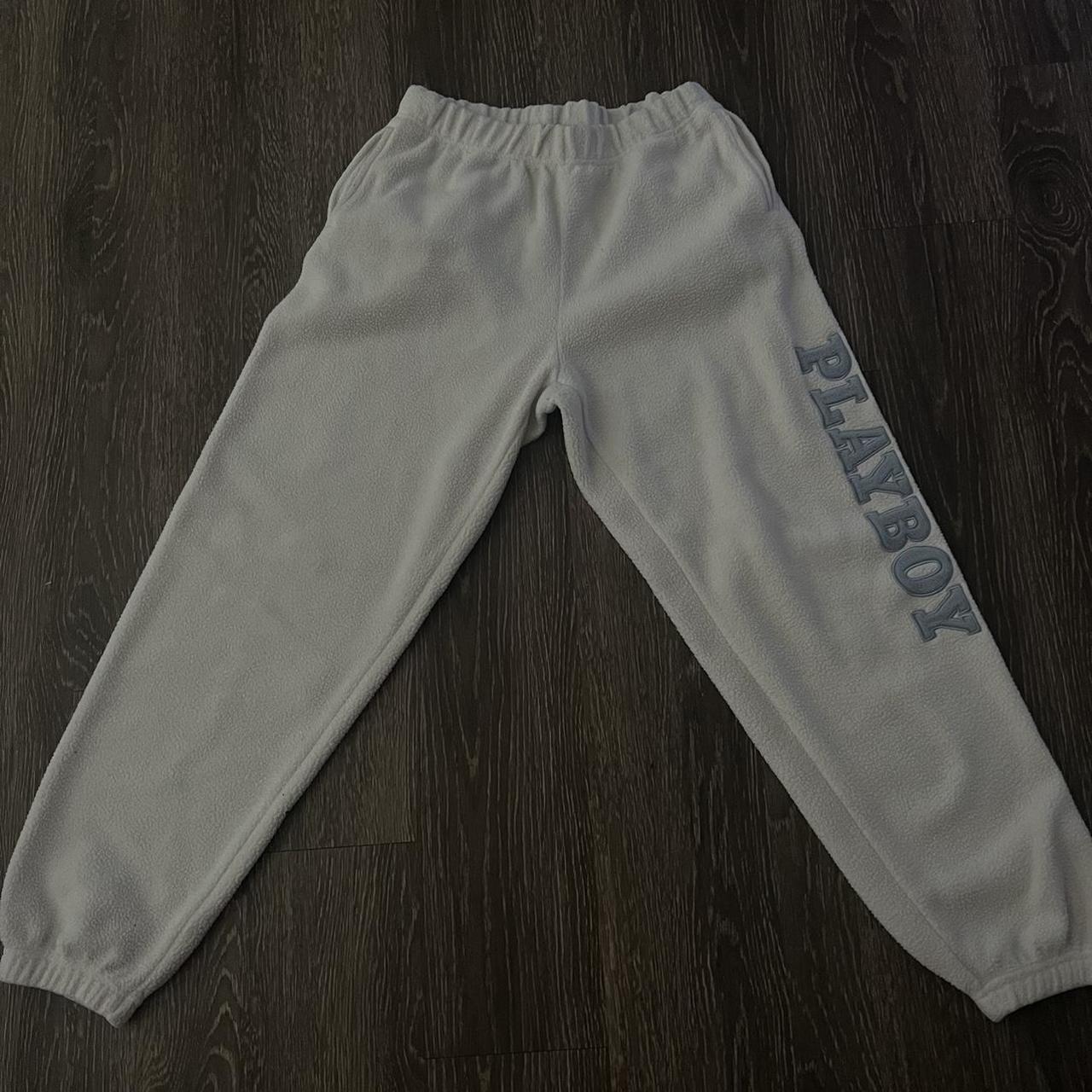 White discount playboy sweats