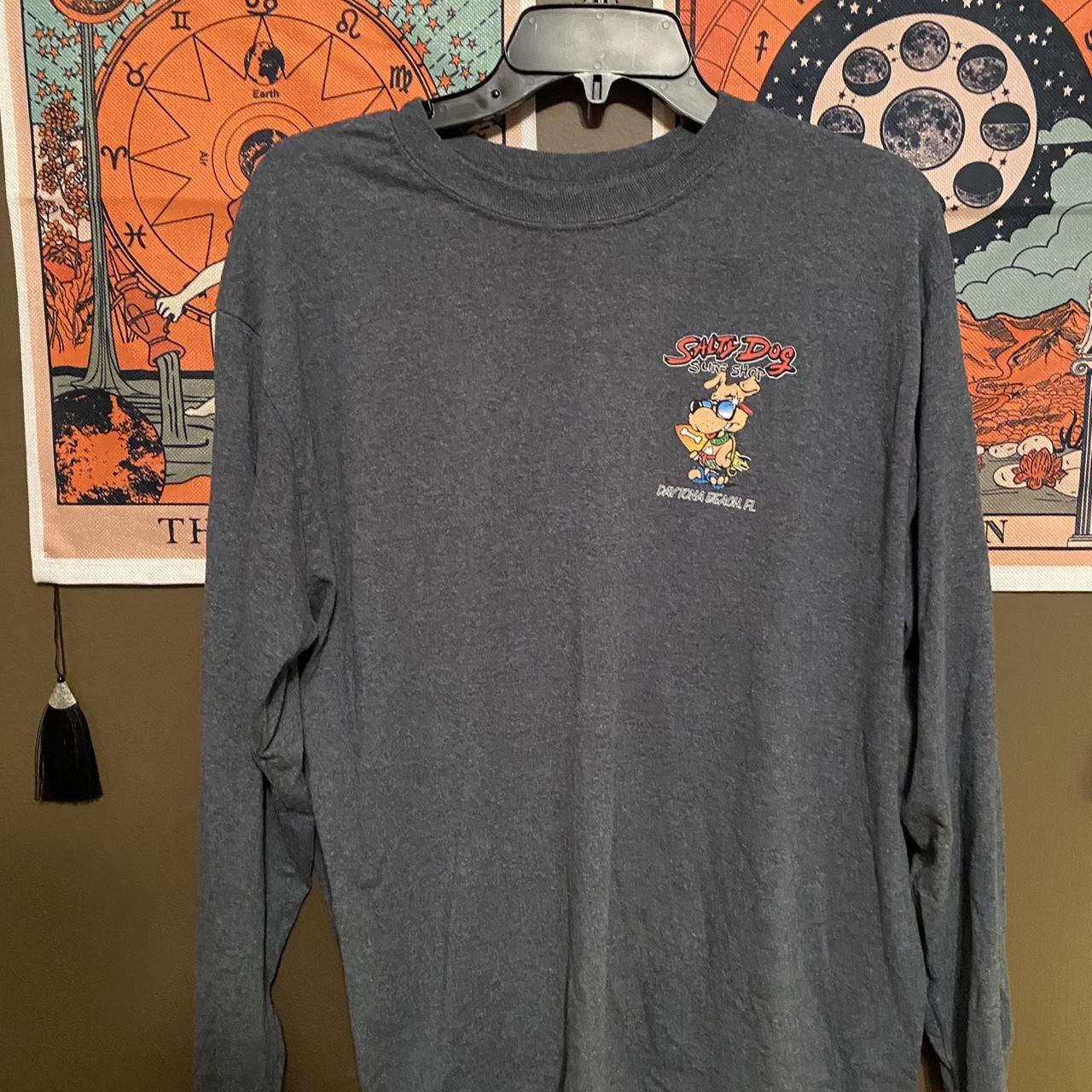 salty dog long sleeve tee daytona... Depop
