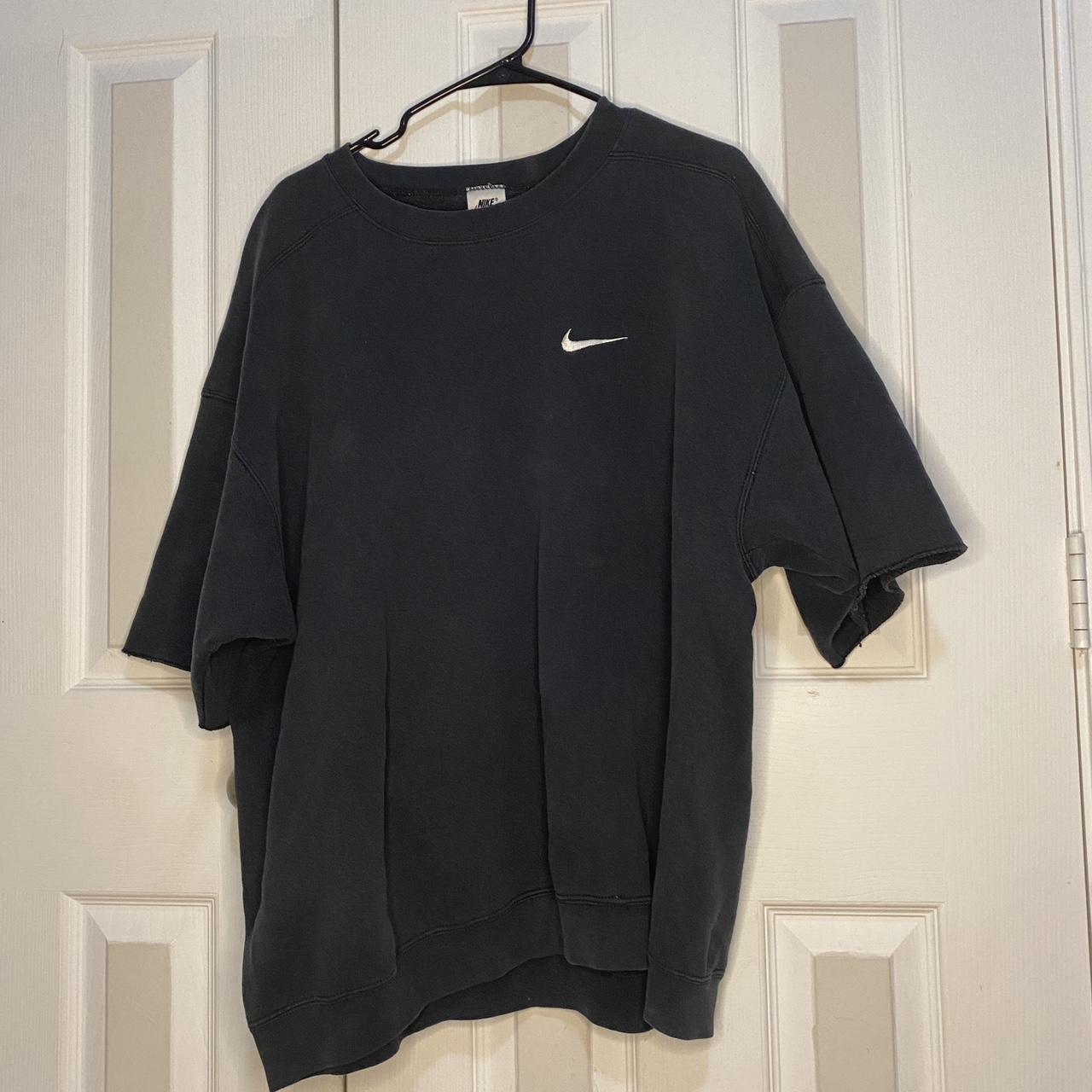 Vintage Nike sweatshirt with sleeves cut off Super. Depop