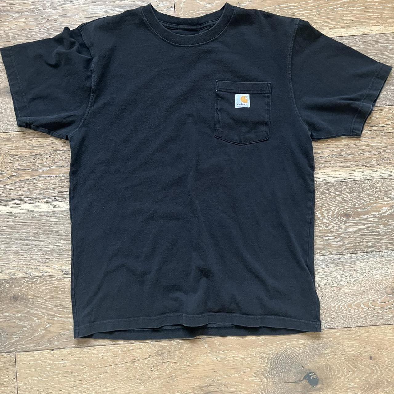 Faded carhartt t shirt loose fit size M (fits like a... - Depop