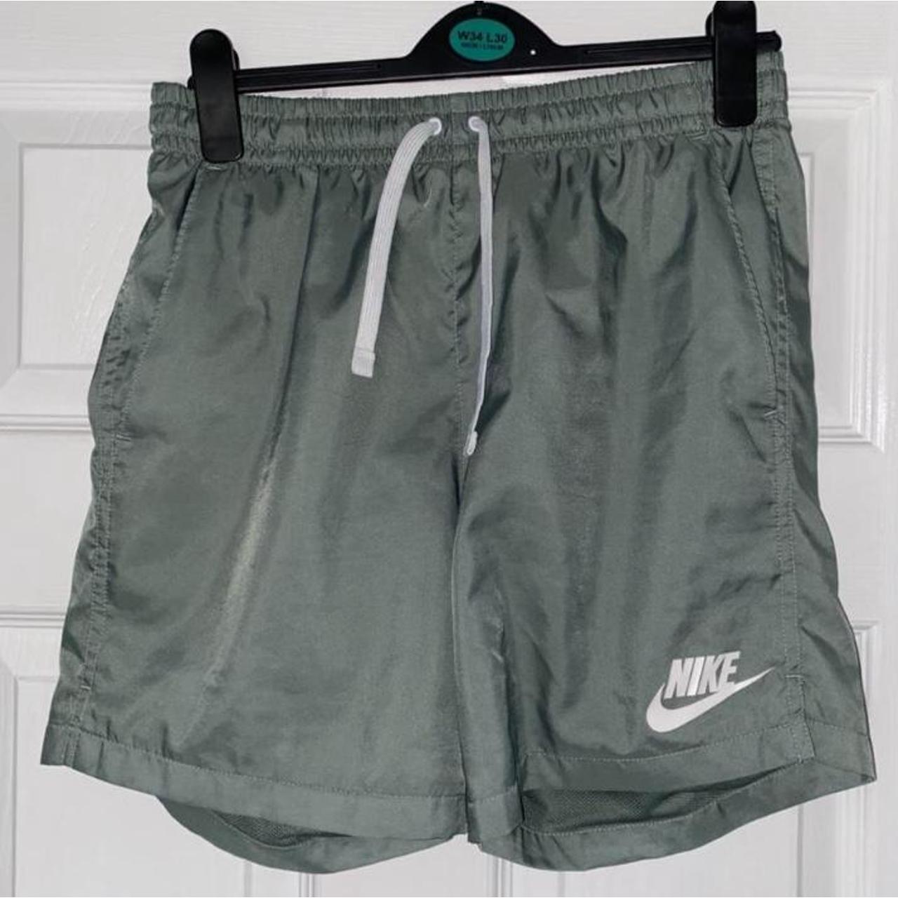 Mens Nike Green Swim Shorts Condition 7/10 FREE... Depop