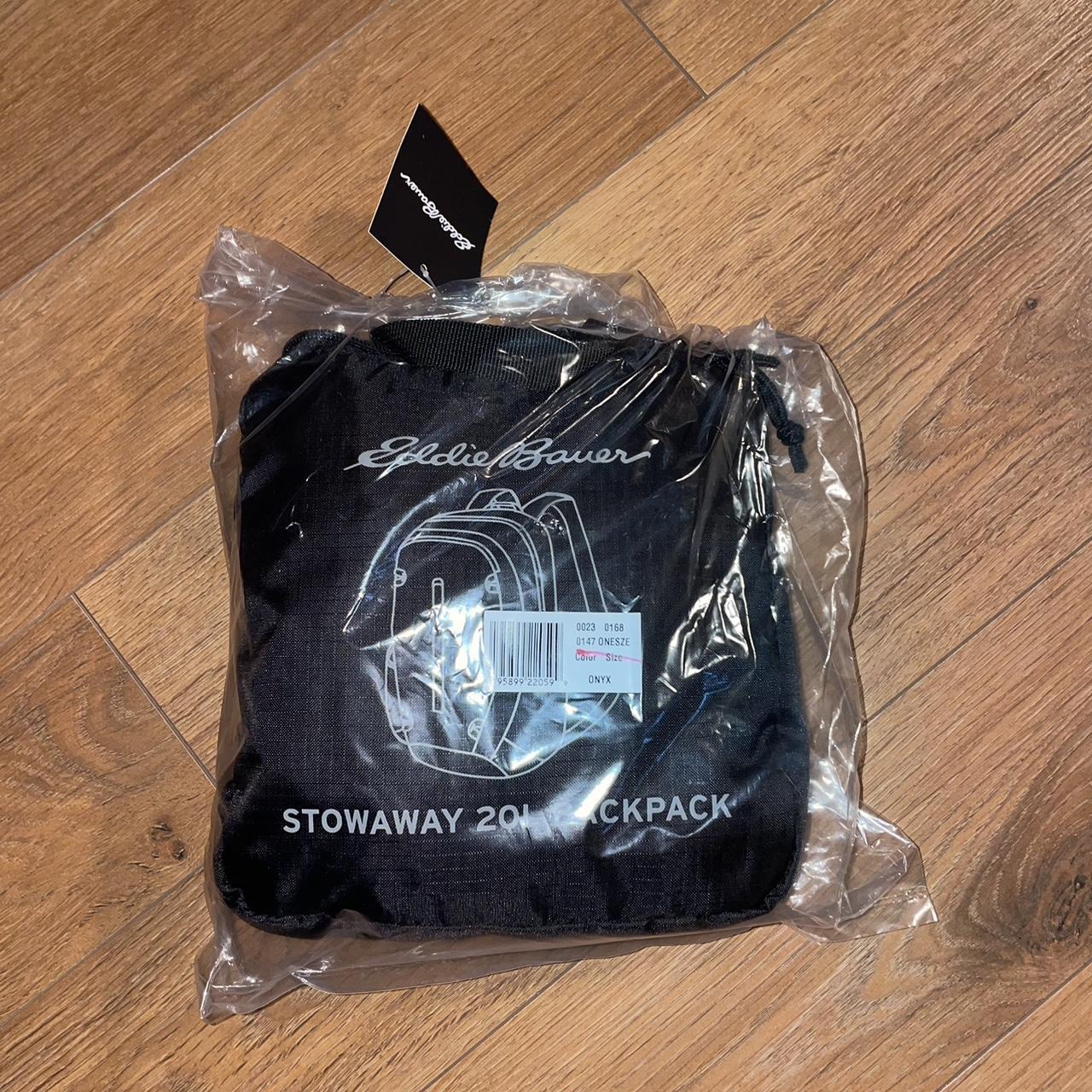 Eddie Bauer Stowable Backpack Black (Brand... Depop
