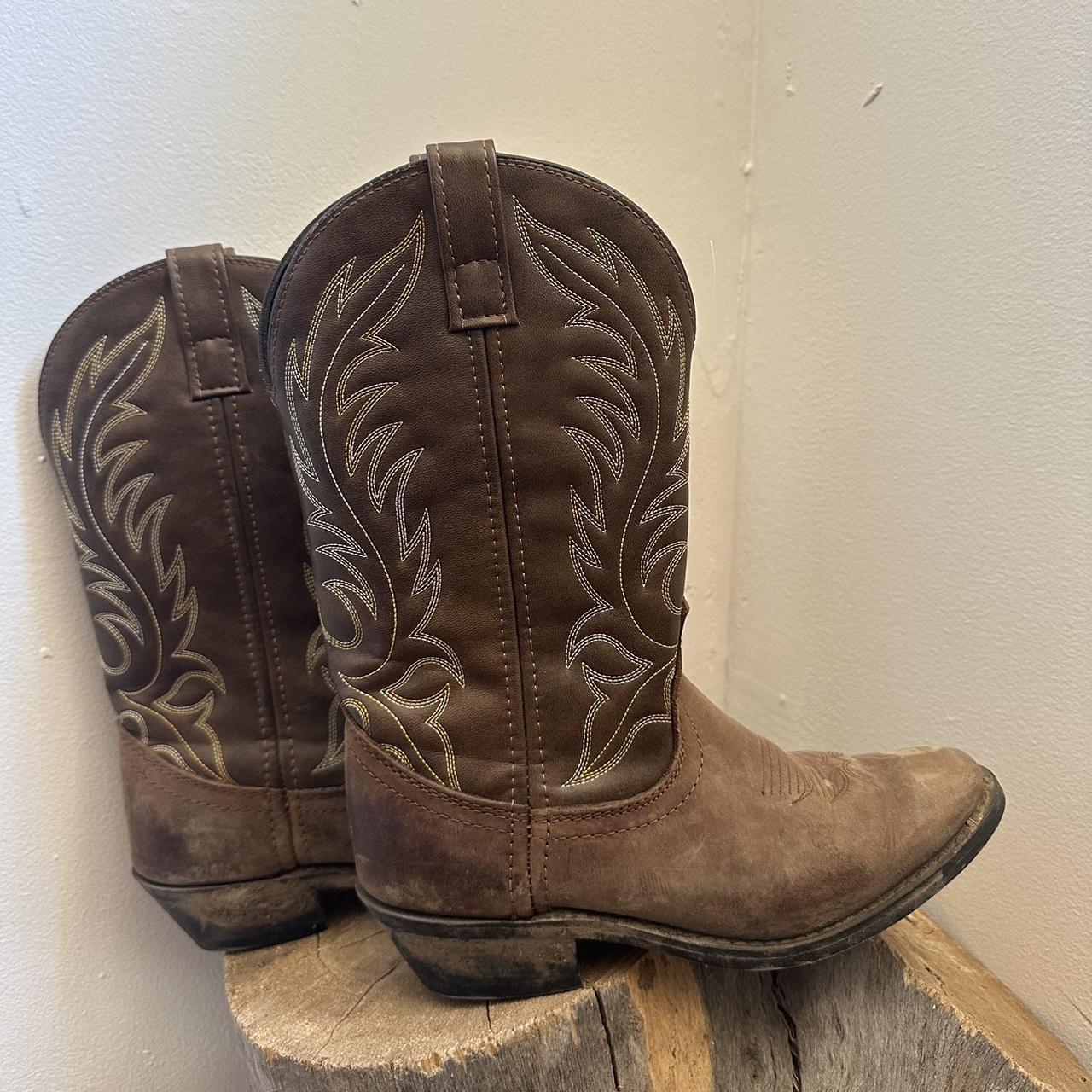 genuine leather cowgirl boots