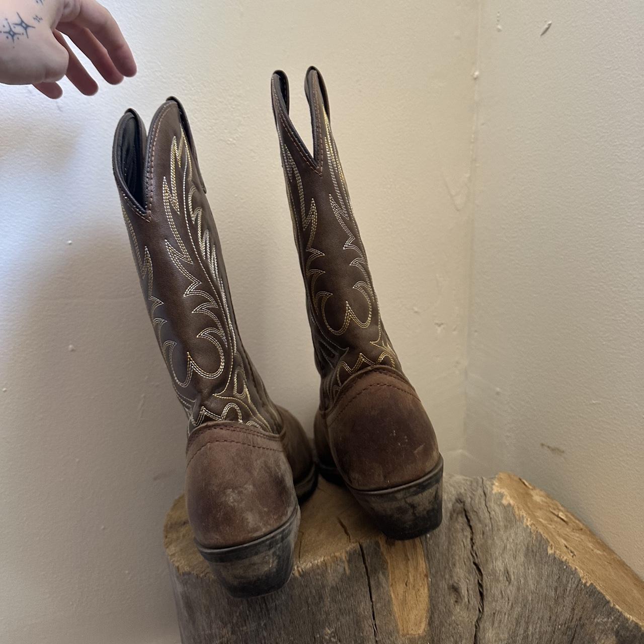 genuine leather cowgirl boots
