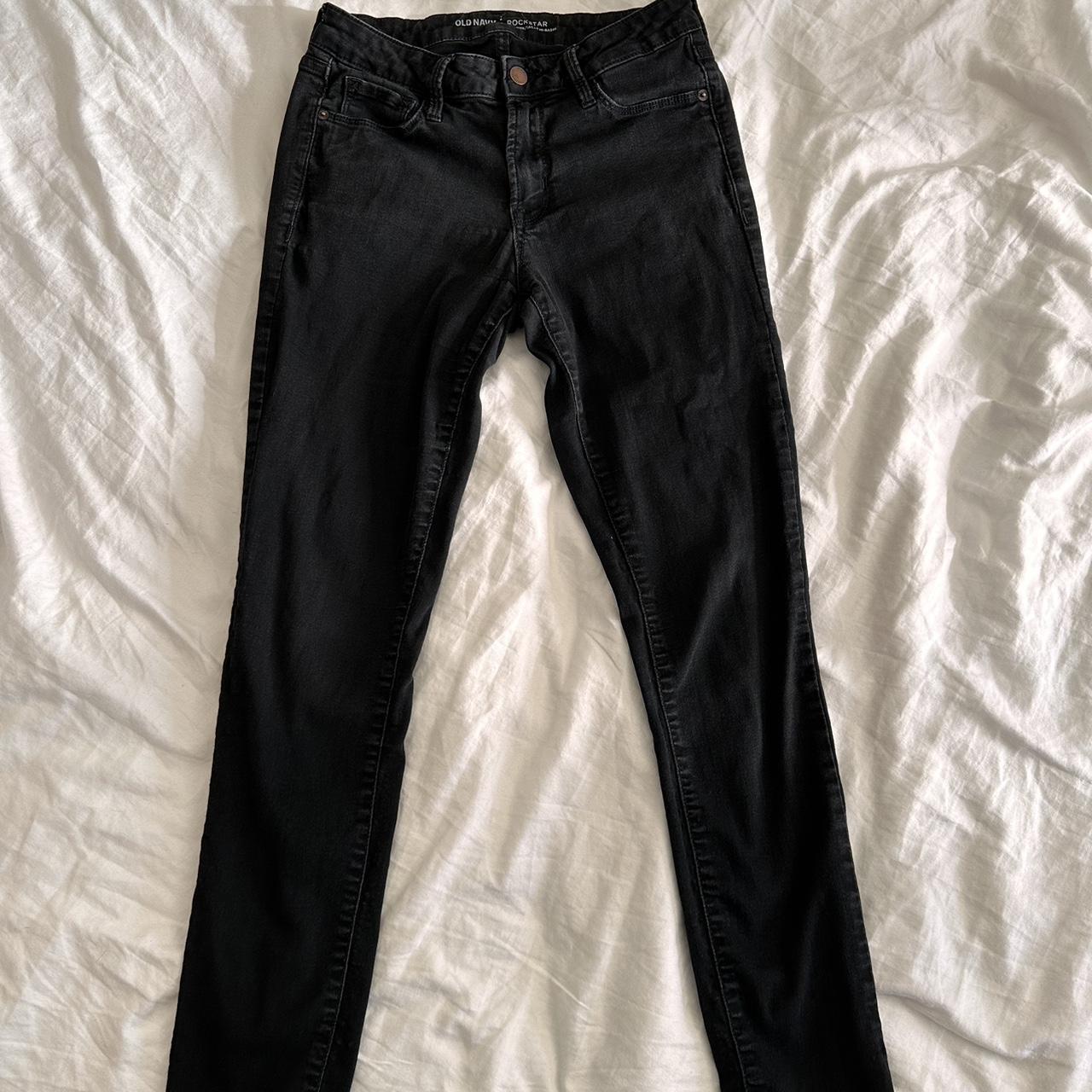 Next Black denim leggings Tall/ long - Depop