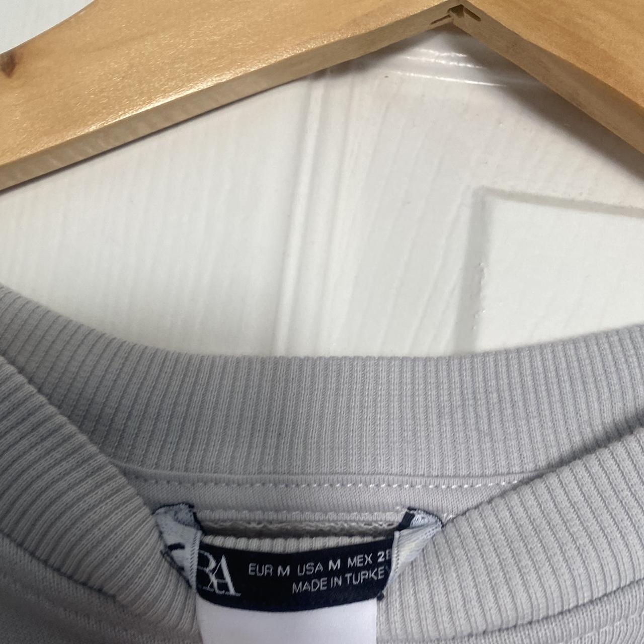 Zara Pantone grey oversized sweatshirt, worn once | Depop