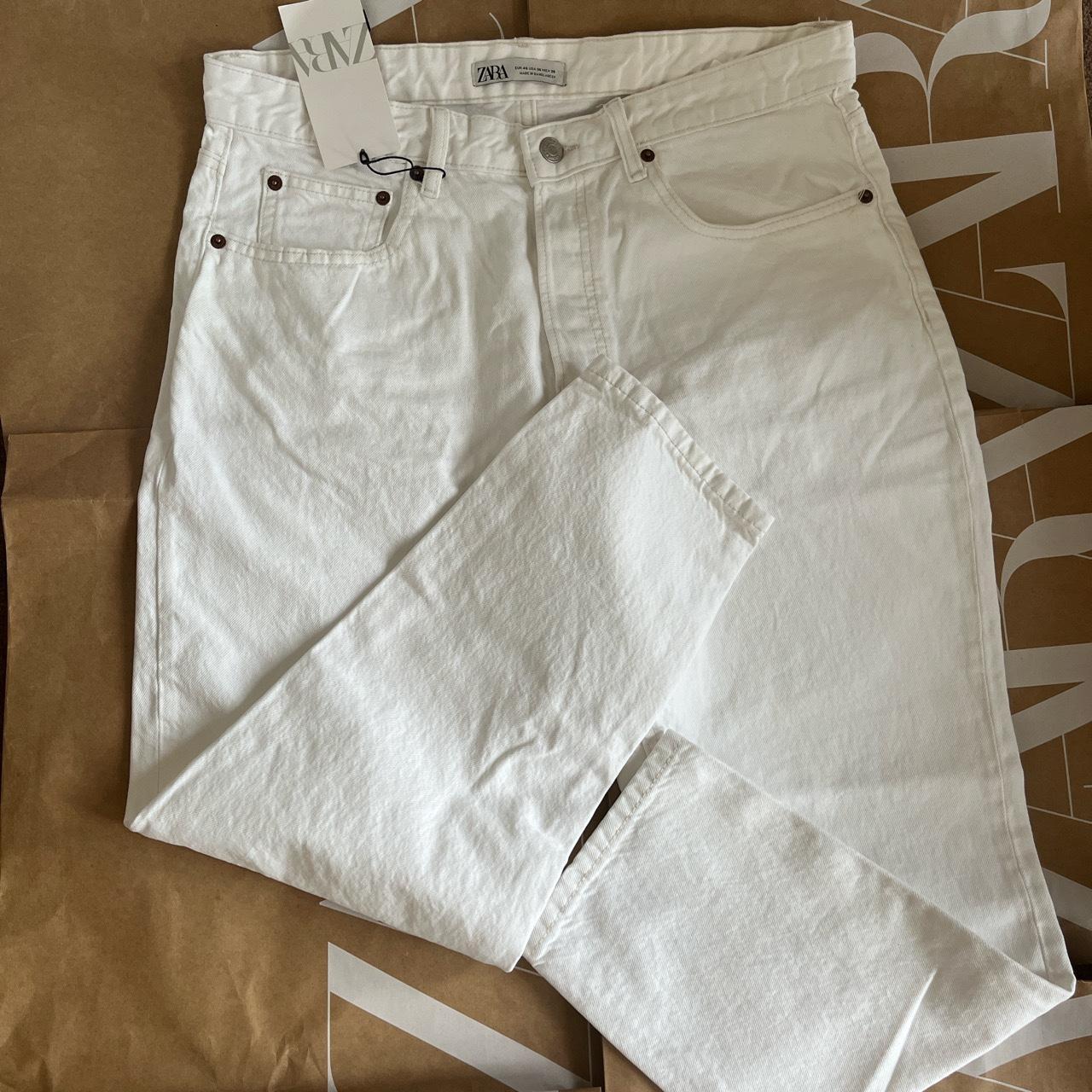 1985 Slim crop Zara jeans 100% cotton Size | Depop