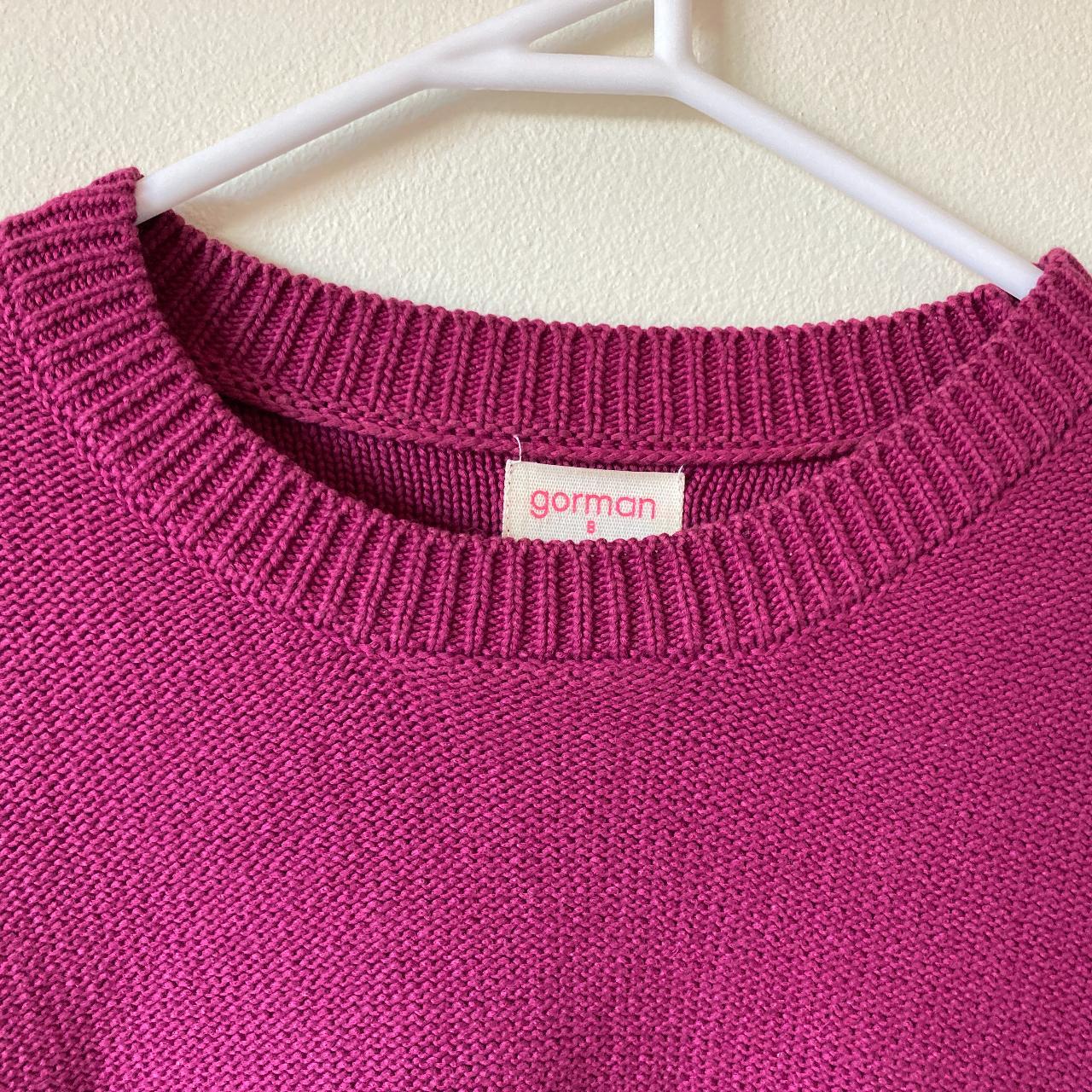 Gorman magenta jumper - size 8. Marked size 8 but... - Depop