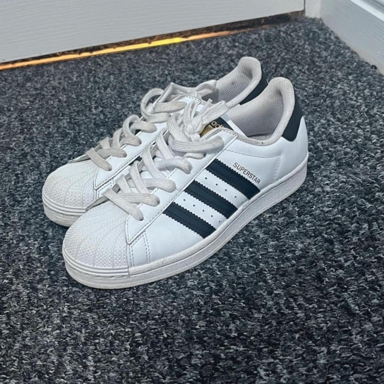 Adidas superstars size 4.5 - Depop