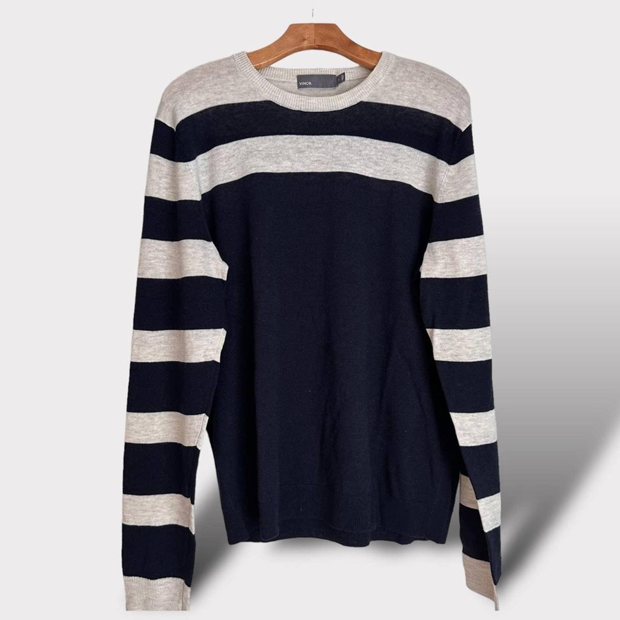 Vince navy clearance sweater