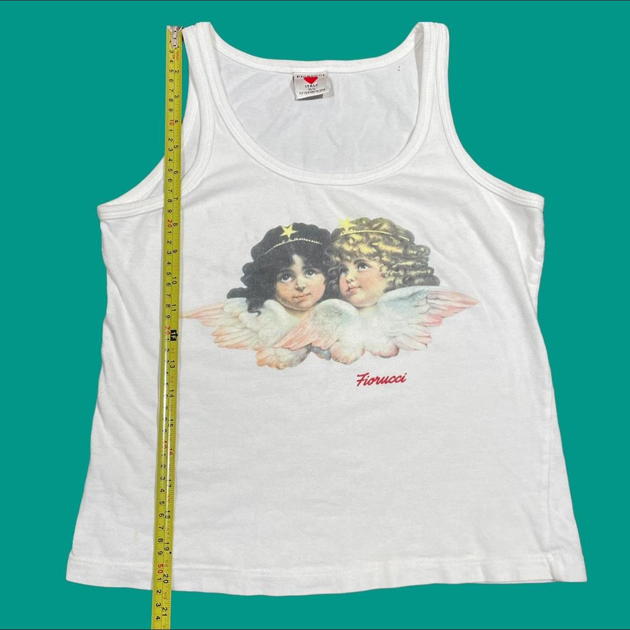 Vintage iconic Fiorucci angels/cherubs tank top The... Depop
