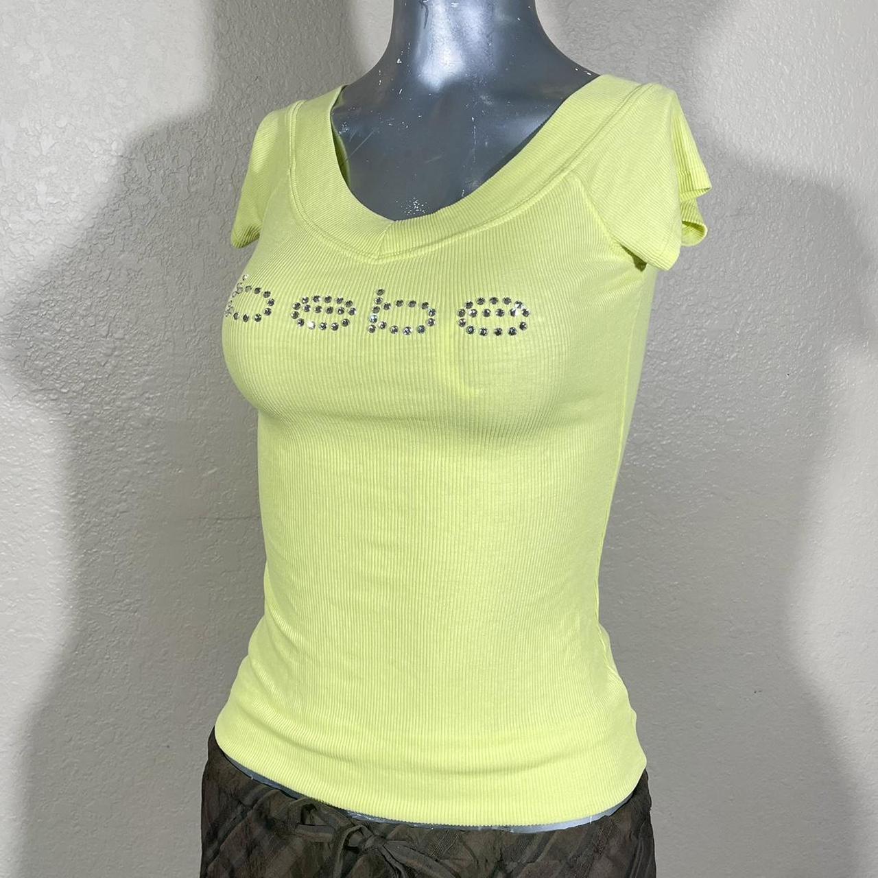 Vintage Bebe rhinestone top Vintage Y2K Bebe... Depop