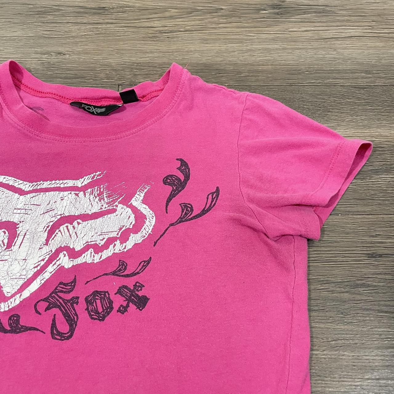 Vintage Fox Racing baby tee Vintage Y2K Fox | Depop